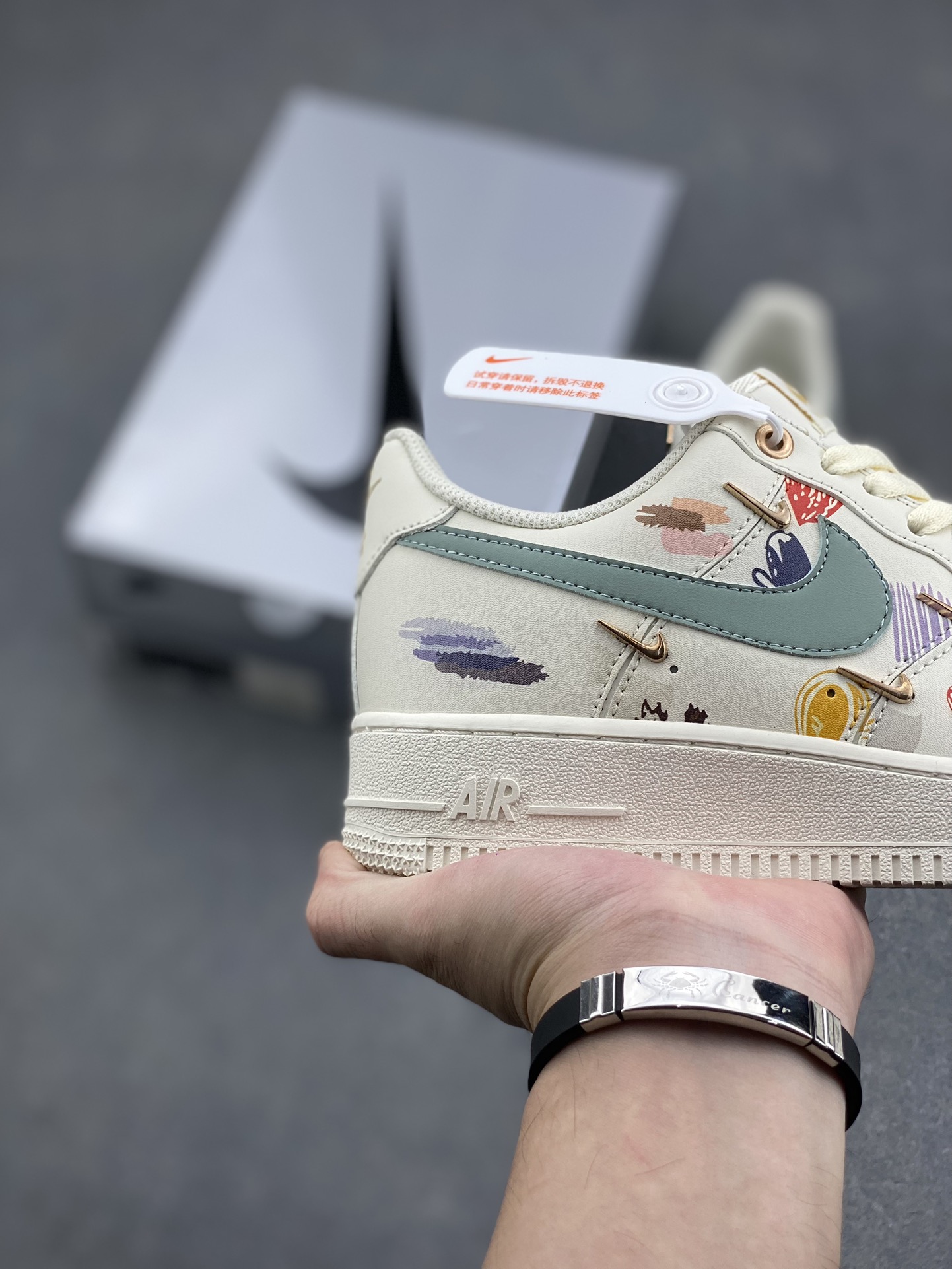 Nike Air Force 1 Low Anime Custom Sneakers - Mint Mambo, Limited Edition 6 i1729354340 6498 4
