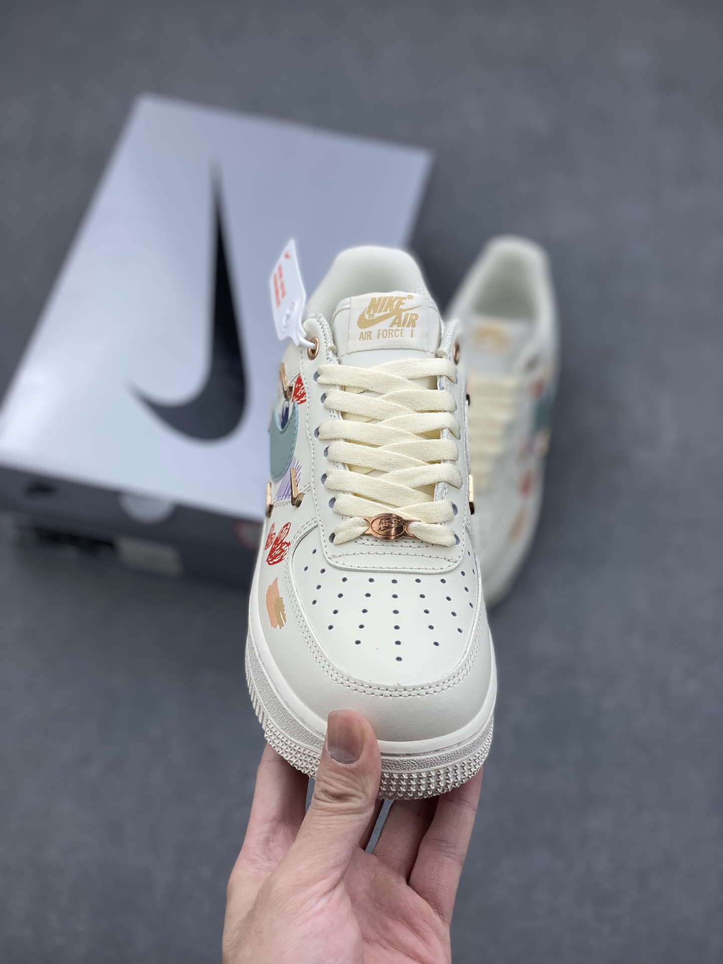 Nike Air Force 1 Low Anime Custom Sneakers - Mint Mambo, Limited Edition 3 i1729354340 7480 1