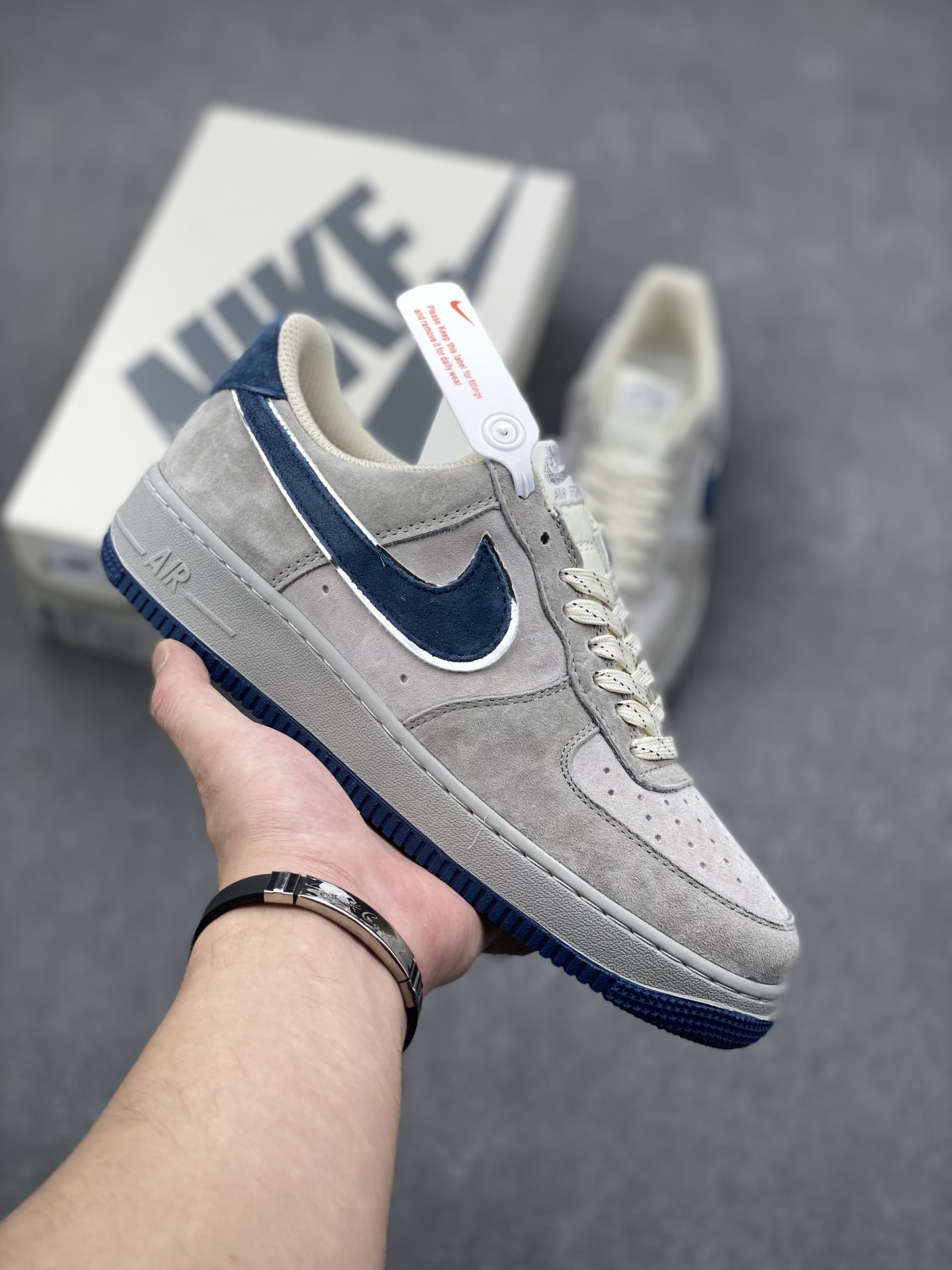 Nike Air Force 1 Low Grey Blue Suede Sneakers DJ3966-133 2 i1729354398 887 1