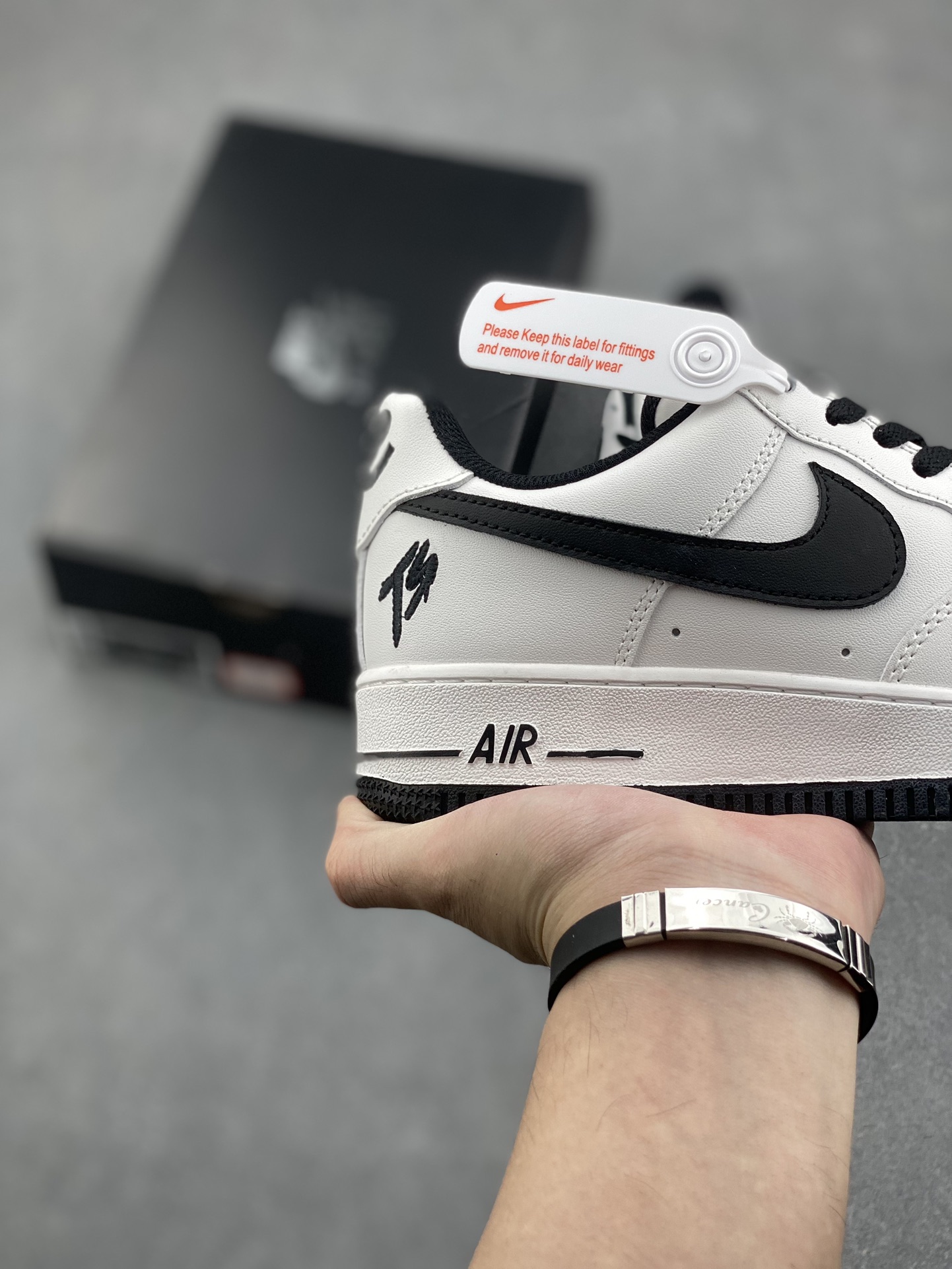 TEDxPortland x Nike Air Force 1 Low White/Black Limited Edition Sneakers 6 i1729630158 852 7