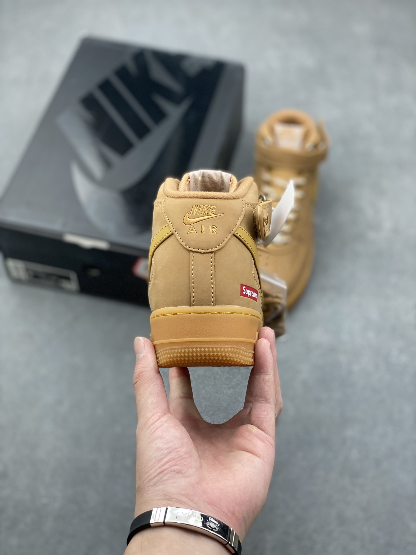 Nike Air Force 1 Mid '07 x Supreme Wheat: Classic Style with Premium Comfort 5 i1729795218 198 5