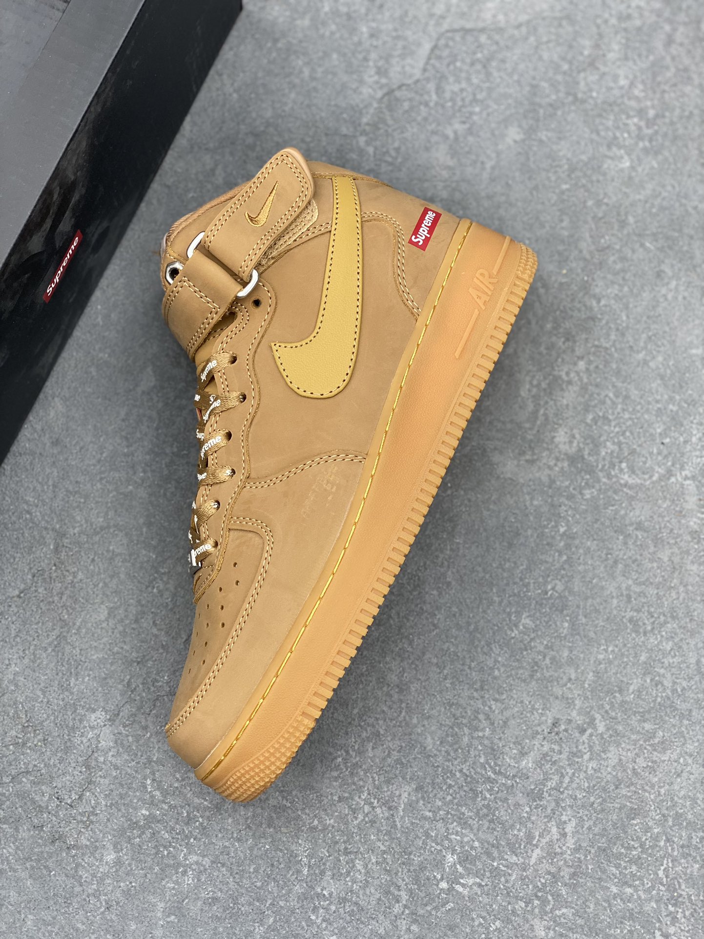 Nike Air Force 1 Mid '07 x Supreme Wheat: Classic Style with Premium Comfort 8 i1729795218 7223 0