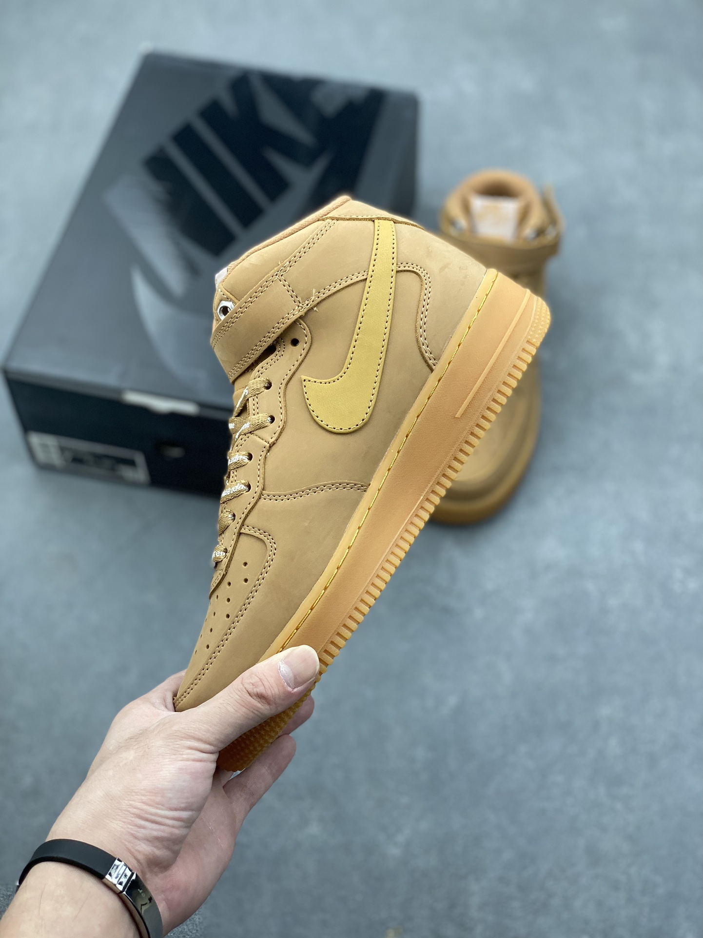 Nike Air Force 1 Mid '07 x Supreme Wheat: Classic Style with Premium Comfort 4 i1729795218 7794 3