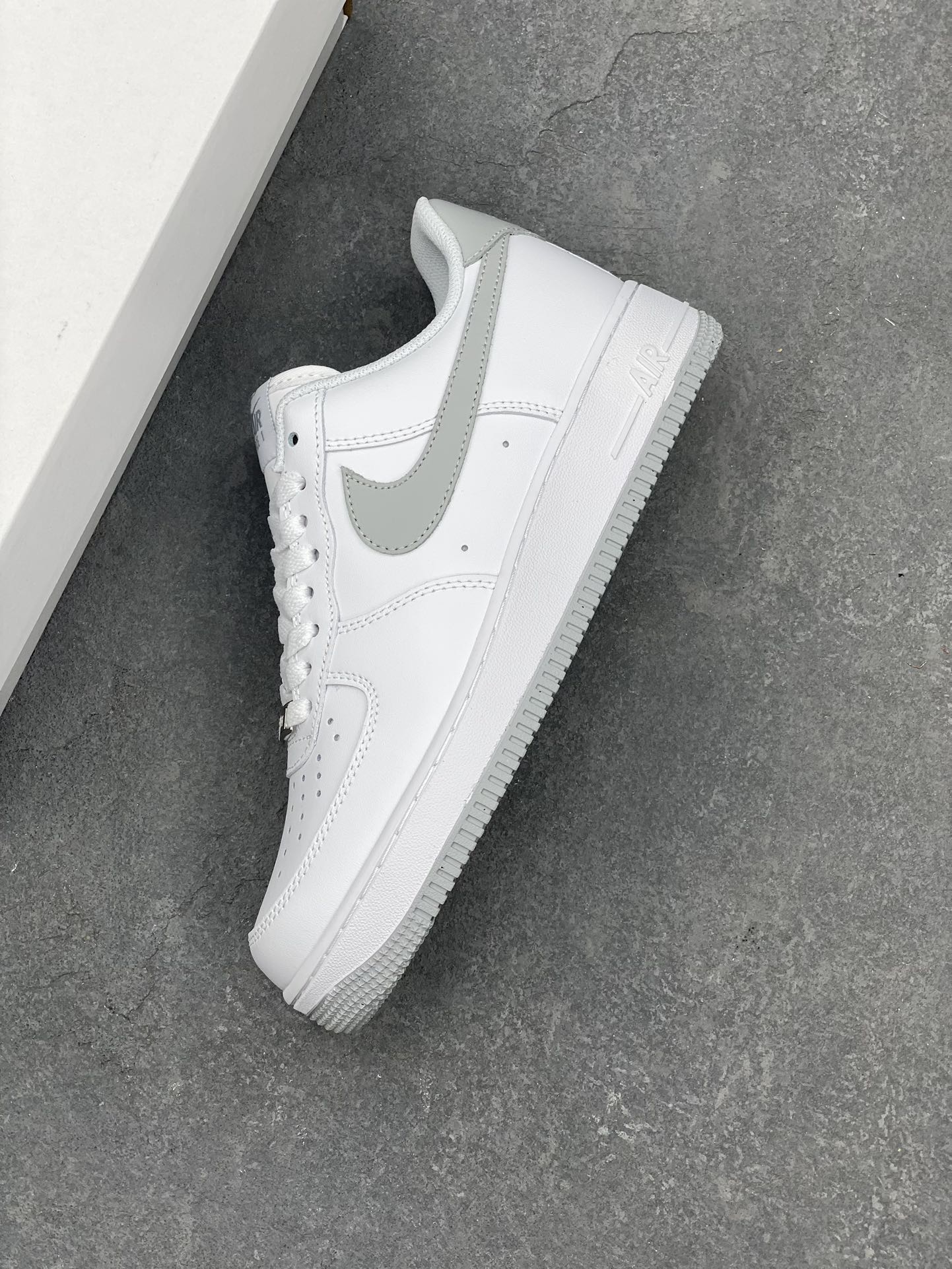 Nike Air Force 1 Low White Grey (FJ4146-100) Classic Sneakers 8 i1729795411 1938 1