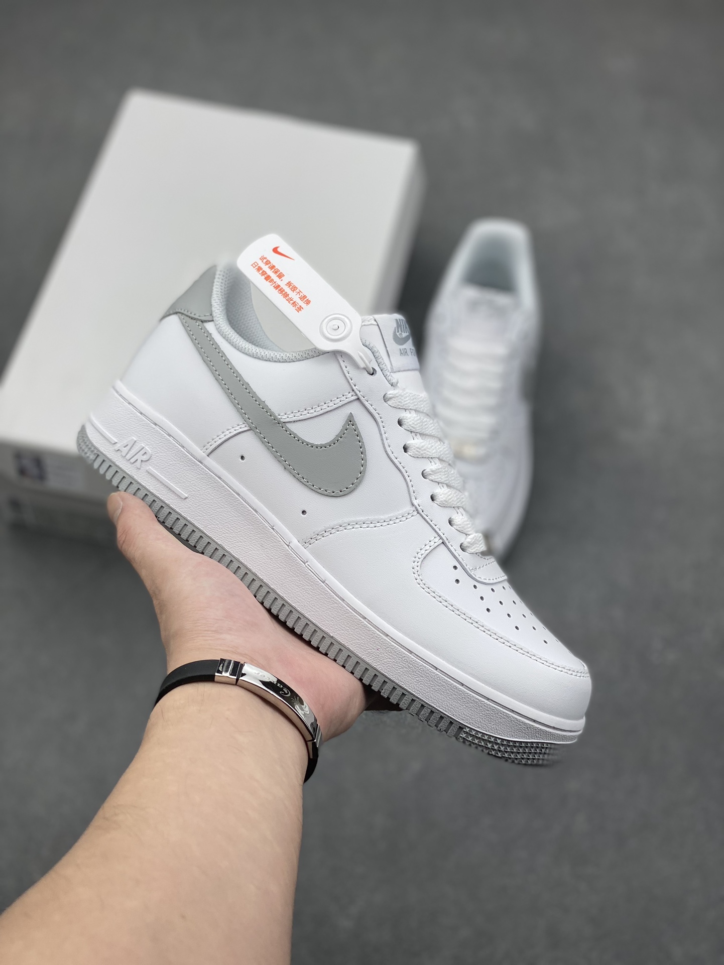 Nike Air Force 1 Low White Grey (FJ4146-100) Classic Sneakers 2 i1729795411 4696 5
