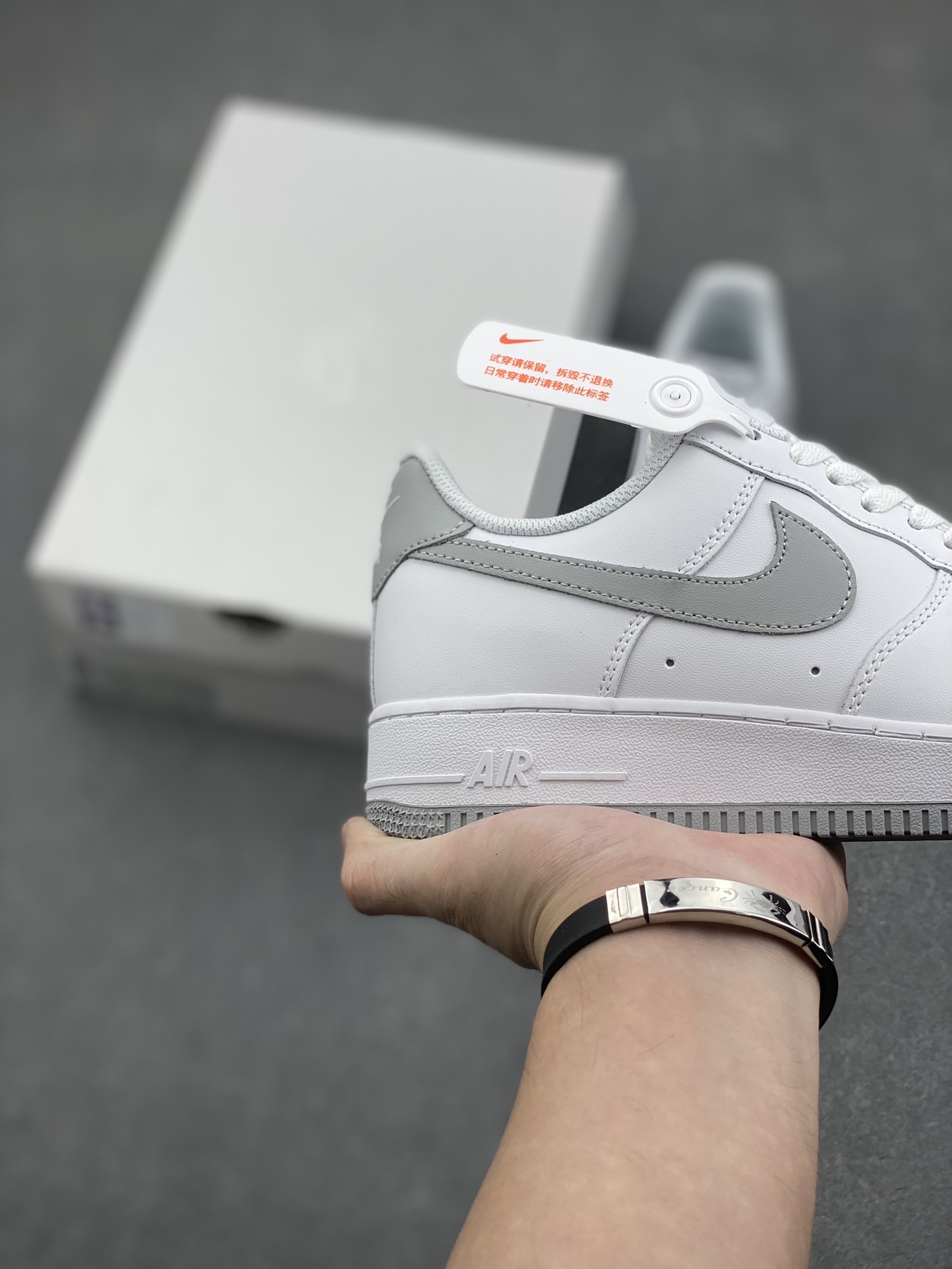 Nike Air Force 1 Low White Grey (FJ4146-100) Classic Sneakers 6 i1729795411 5518 4