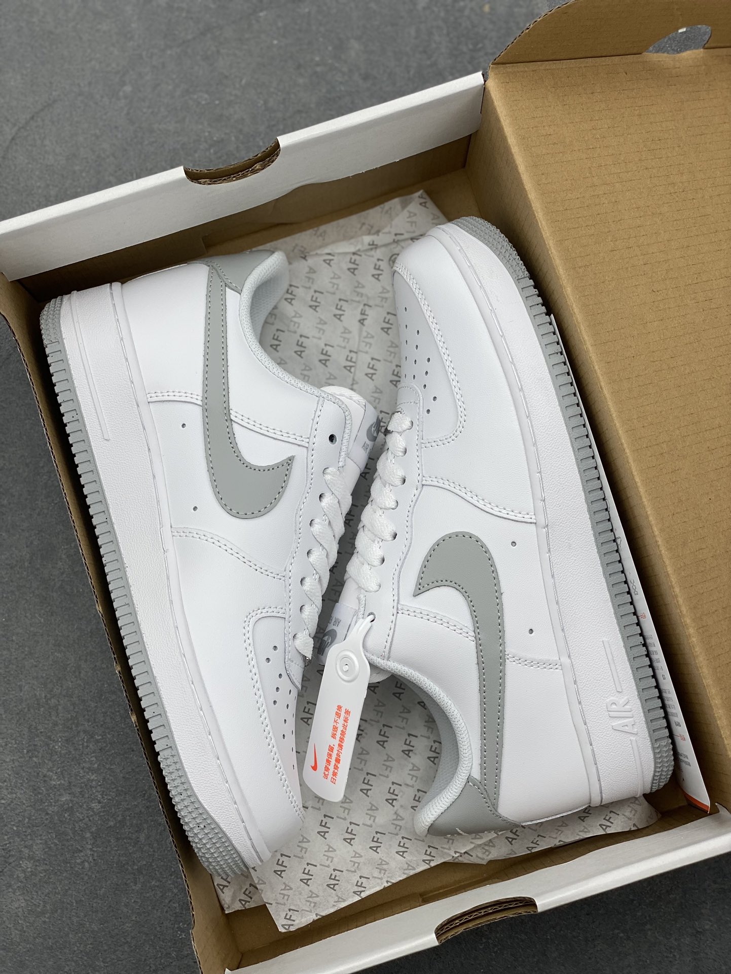 Nike Air Force 1 Low White Grey (FJ4146-100) Classic Sneakers 10 i1729795412 7361 8