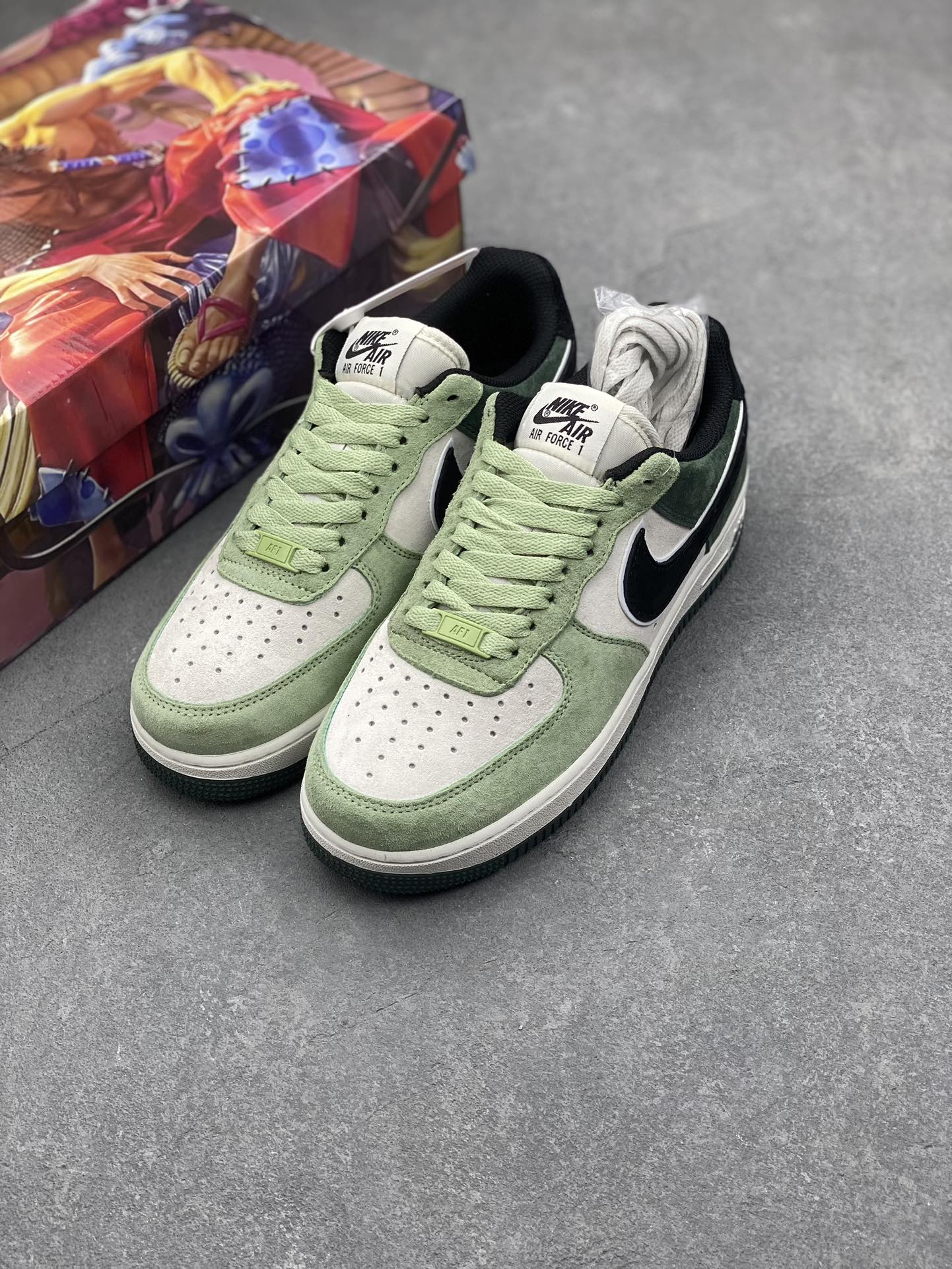 Nike Air Force 1 '07 Low Green Suede Sneakers - Iconic Style & Comfort 9 i1729964564 3524 4