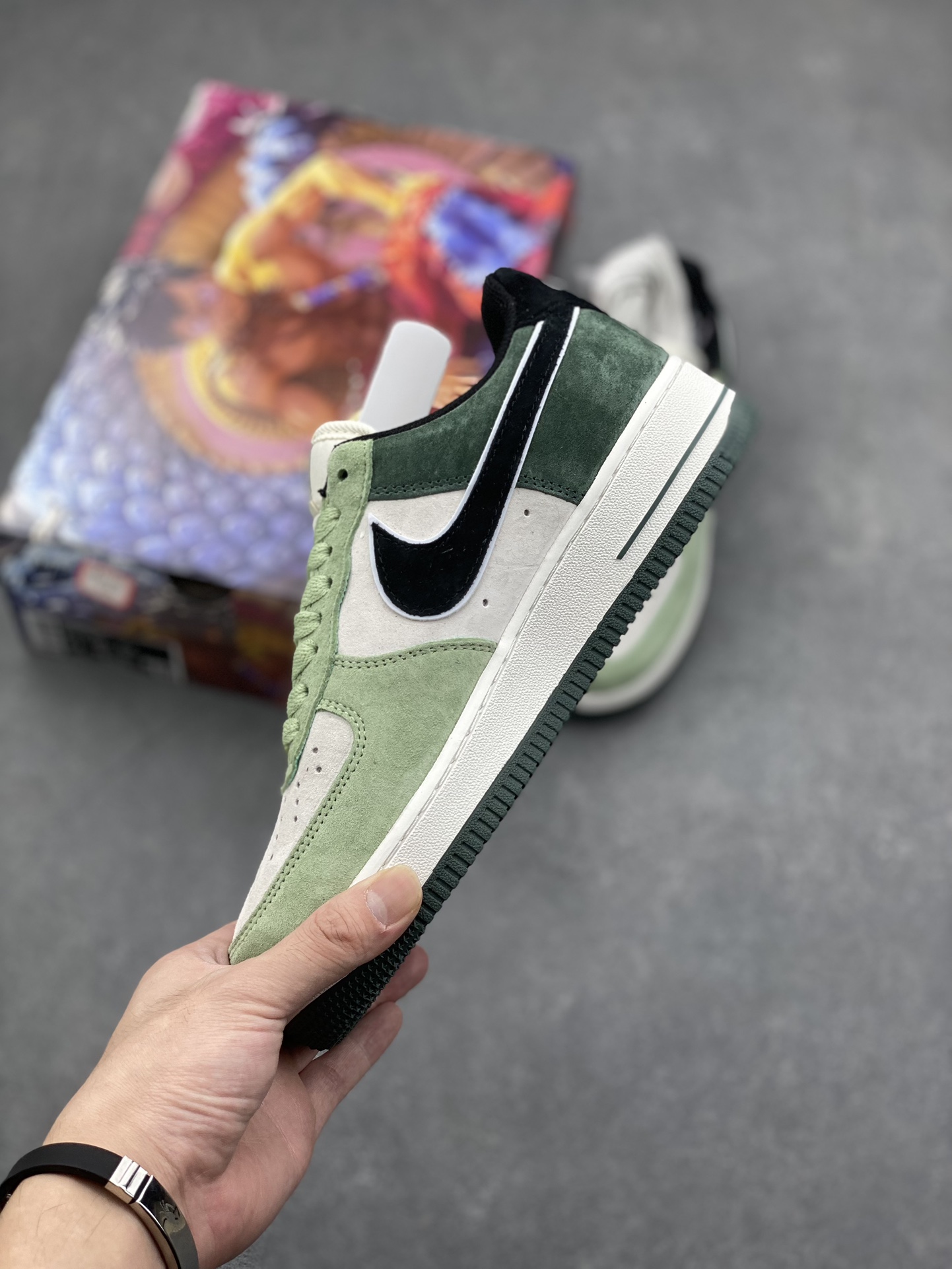 Nike Air Force 1 '07 Low Green Suede Sneakers - Iconic Style & Comfort 4 i1729964564 4727 8