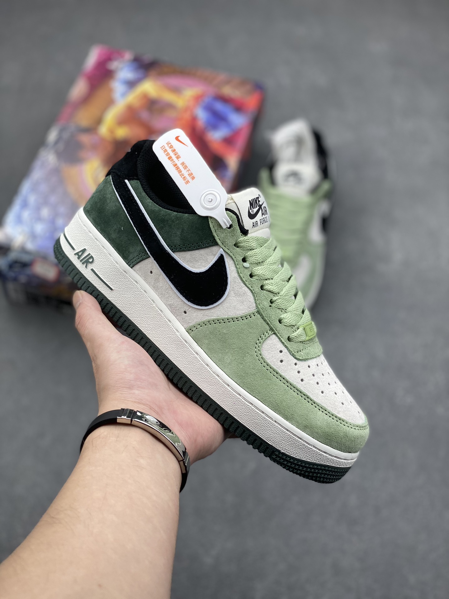 Nike Air Force 1 '07 Low Green Suede Sneakers - Iconic Style & Comfort 2 i1729964564 5100 0
