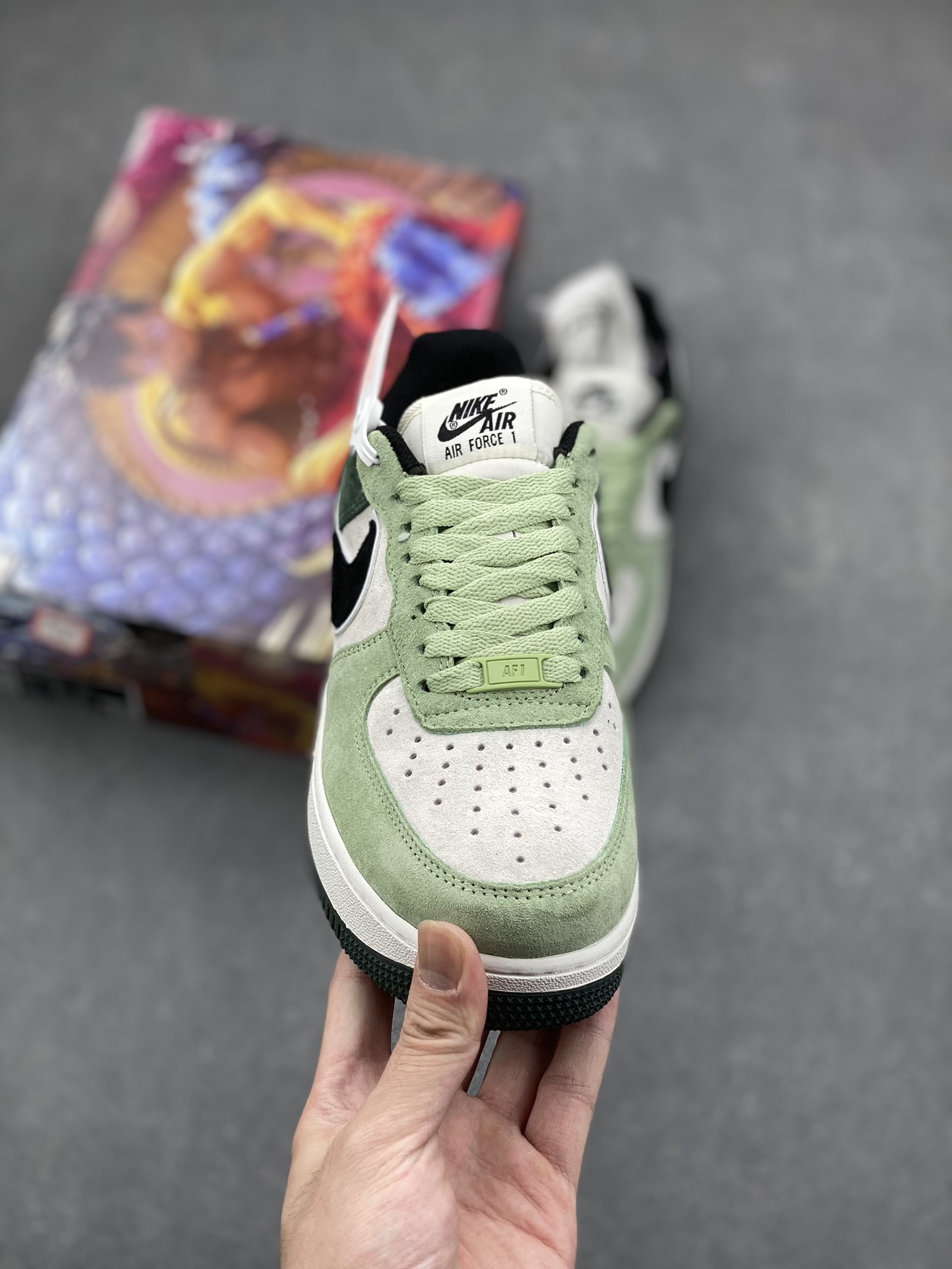 Nike Air Force 1 '07 Low Green Suede Sneakers - Iconic Style & Comfort 3 i1729964564 9277 5