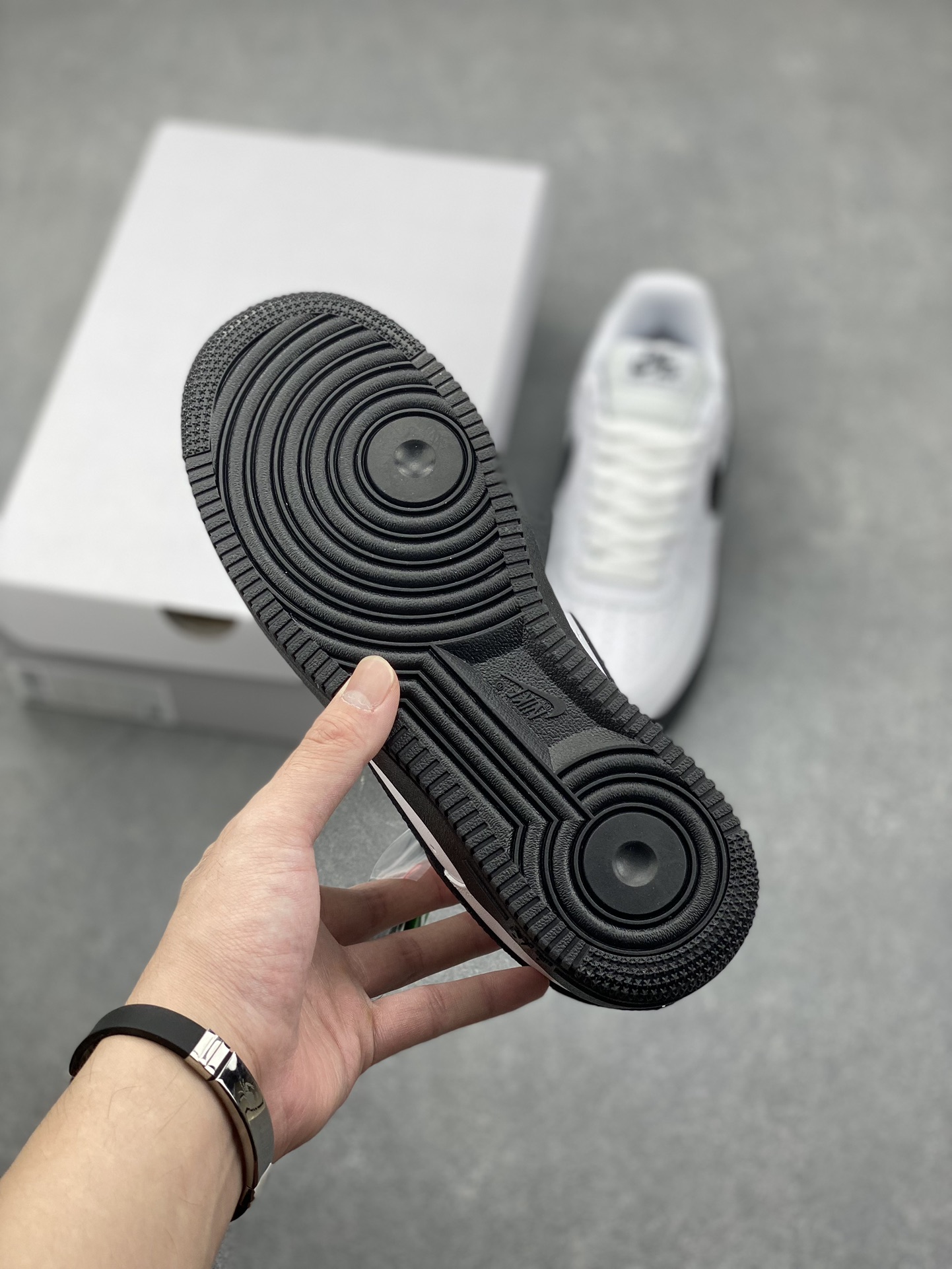Nike Air Force 1 Low White Black Shoes CK7663-101 with Air Cushion 7 i1730047672 6578 2