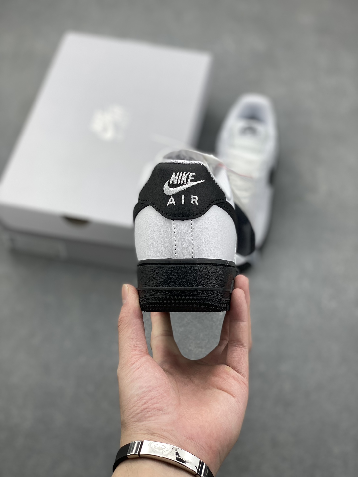Nike Air Force 1 Low White Black Shoes CK7663-101 with Air Cushion 5 i1730047672 7743 7