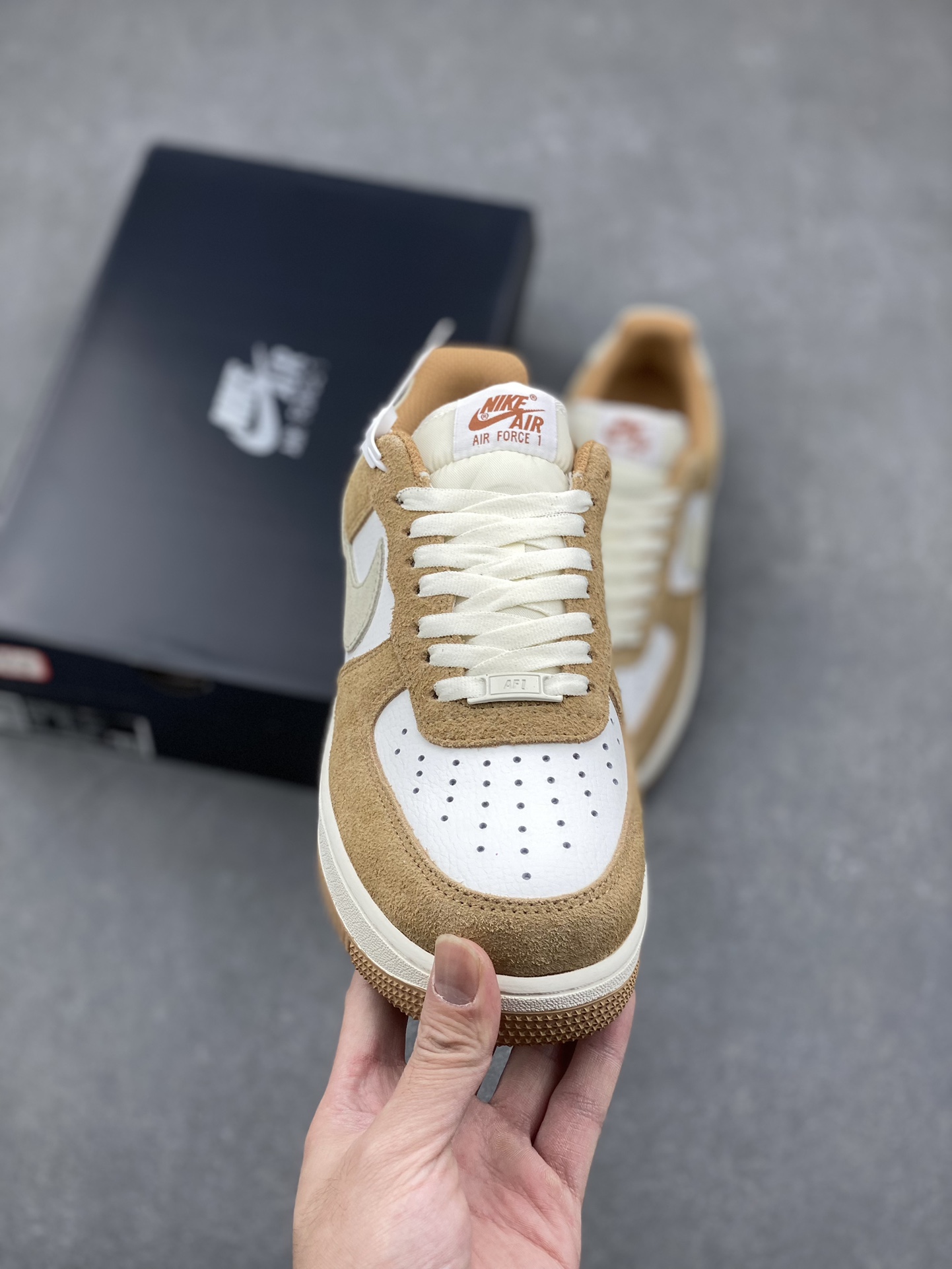 Nike Air Force 1 Low '07 White Brown Wheat Casual Sneakers BQ8988-104 3 i1730316816 8515 6
