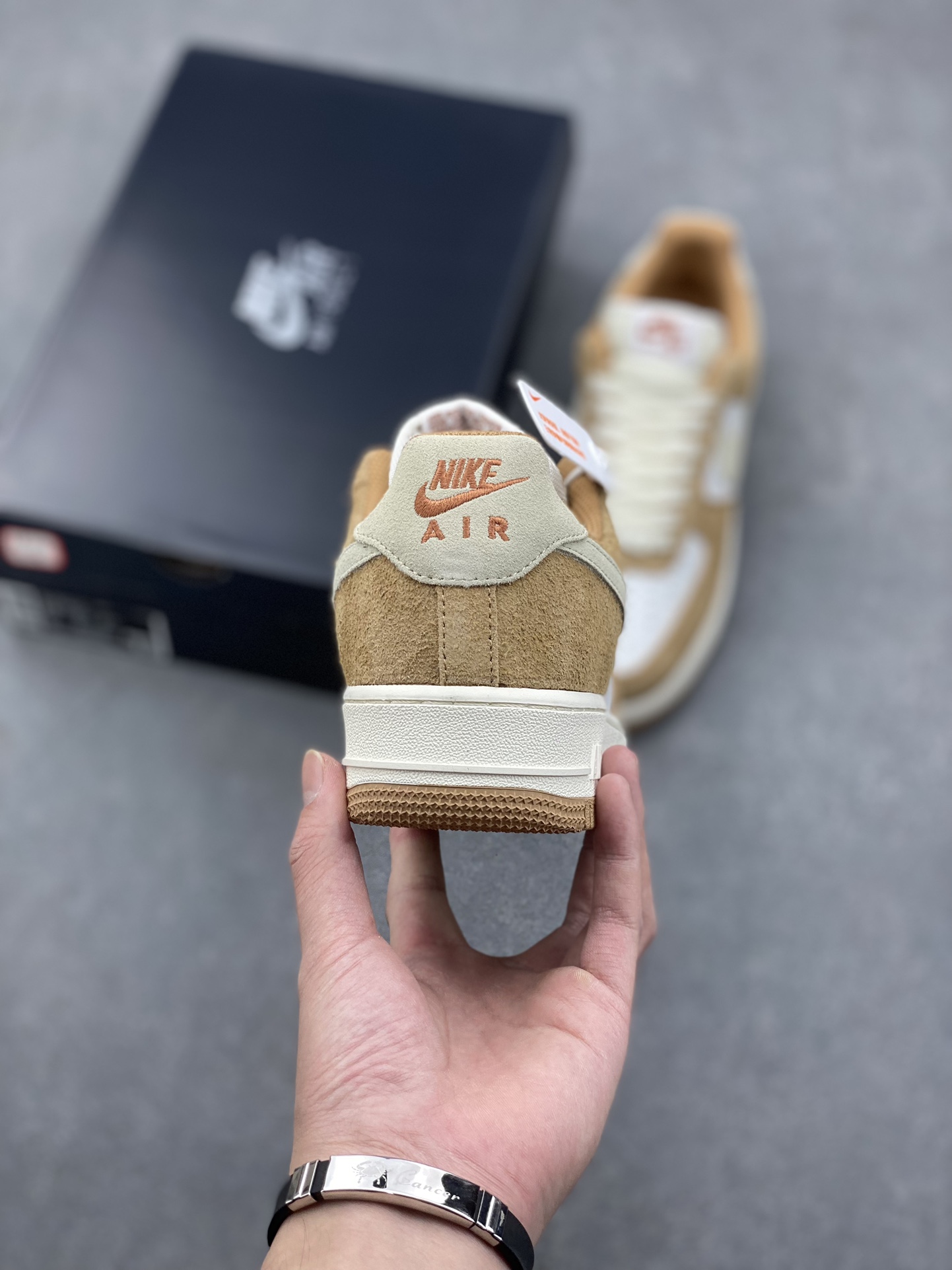 Nike Air Force 1 Low '07 White Brown Wheat Casual Sneakers BQ8988-104 5 i1730316824 120 0