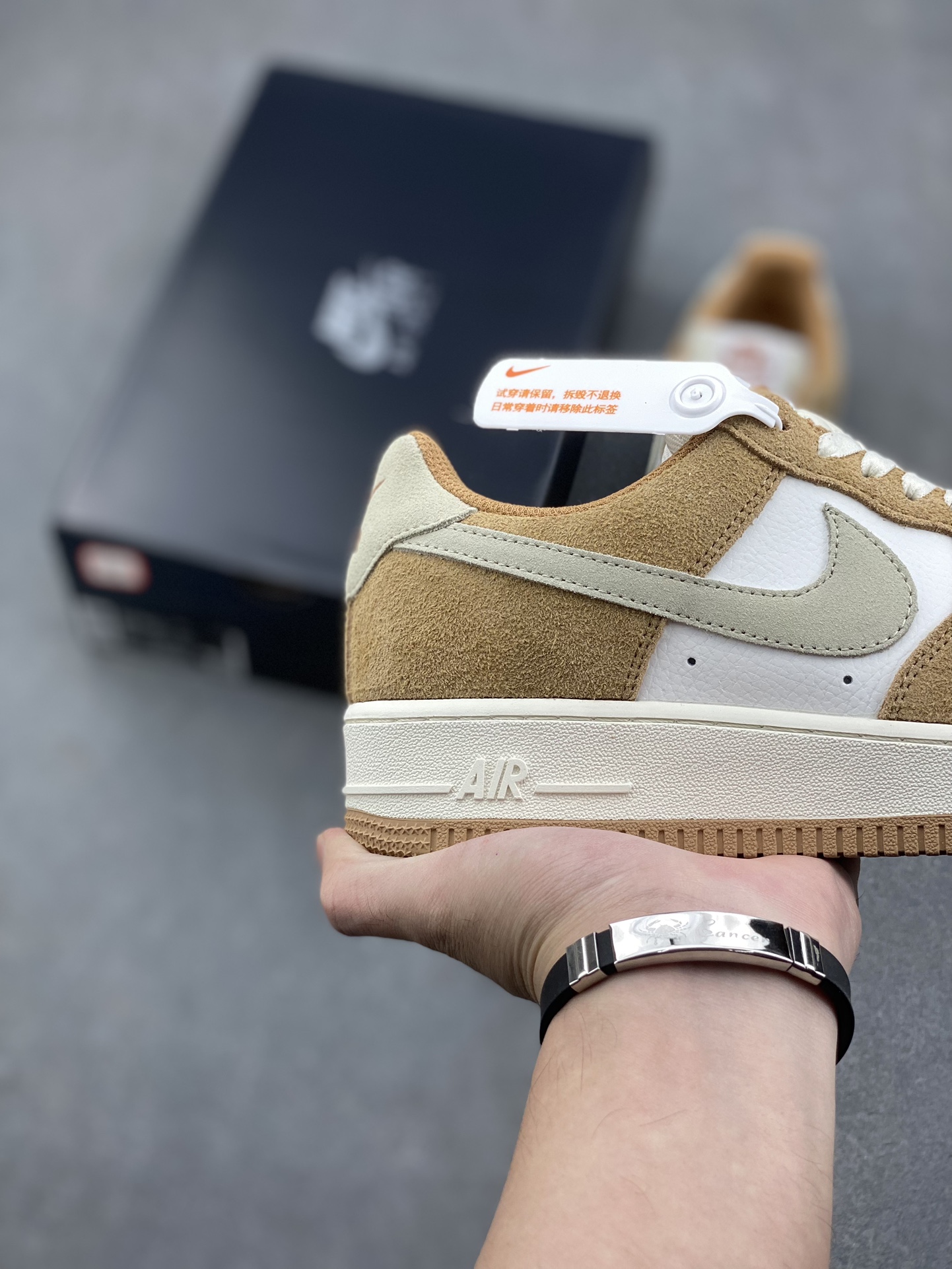 Nike Air Force 1 Low '07 White Brown Wheat Casual Sneakers BQ8988-104 6 i1730316824 5871 0