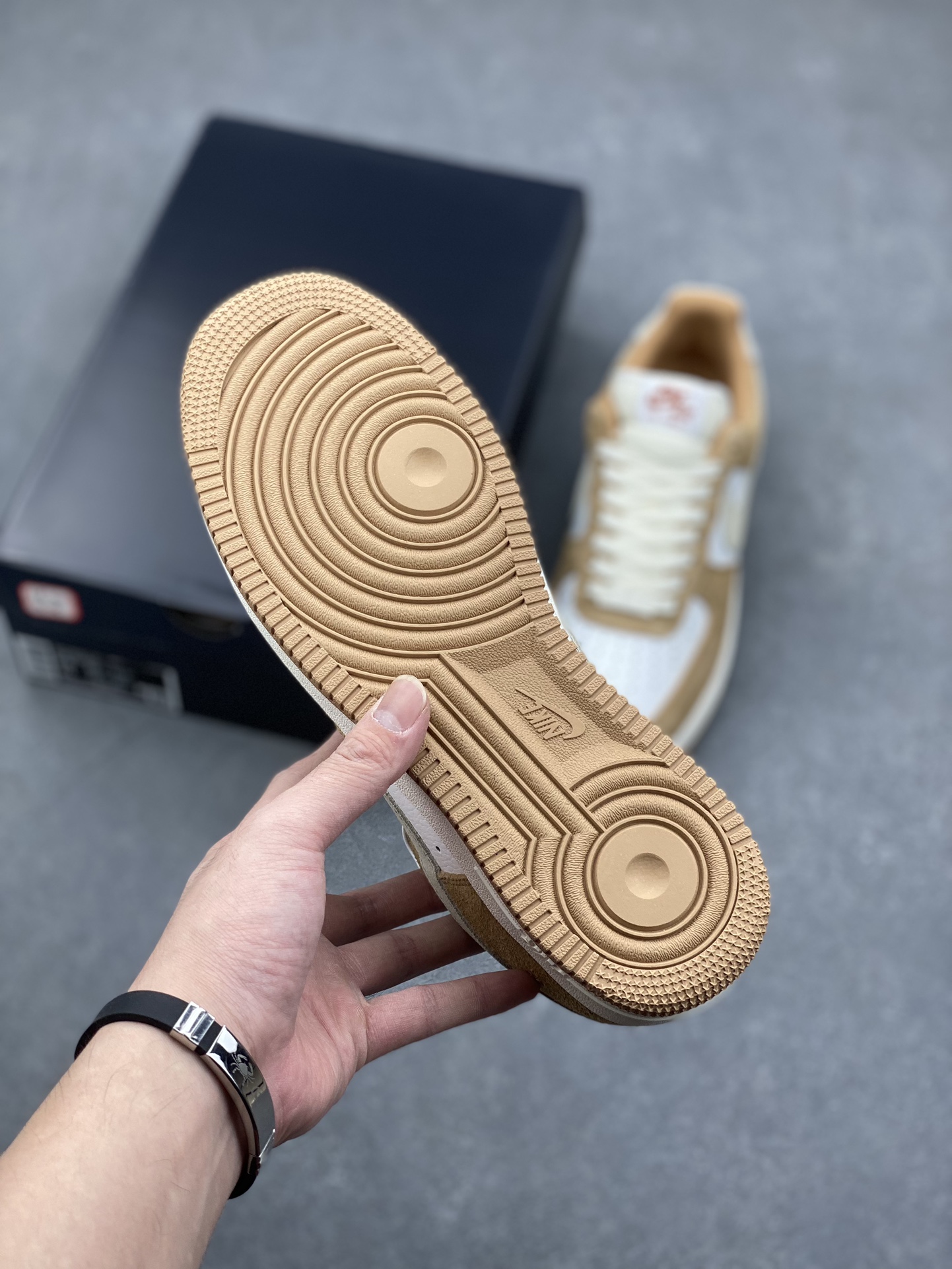 Nike Air Force 1 Low '07 White Brown Wheat Casual Sneakers BQ8988-104 7 i1730316824 7487 0