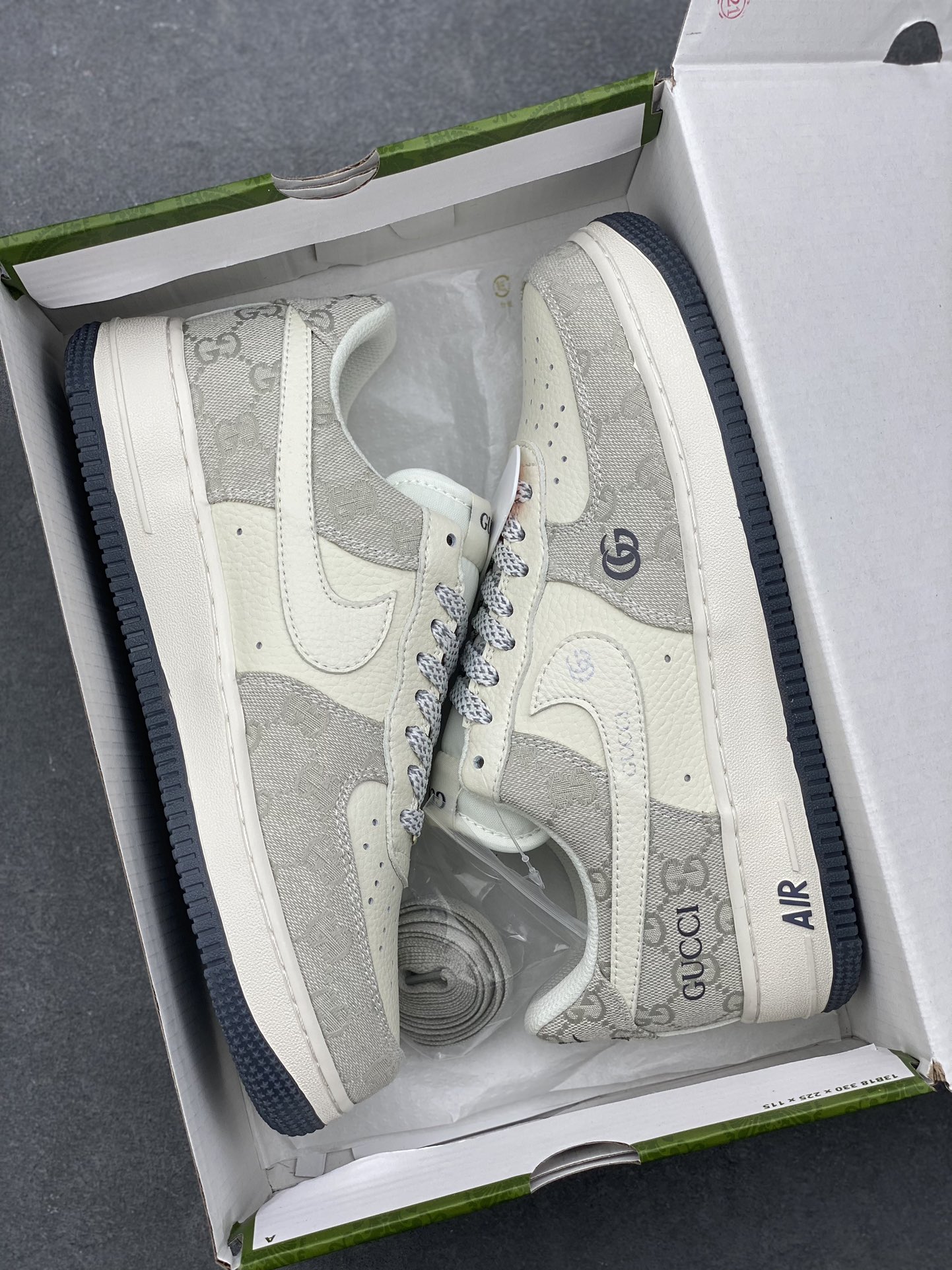 Nike Air Force 1 '07 Low Gucci Collab Smoke Grey Sneakers - Limited Edition 10 i1730316875 8052 5