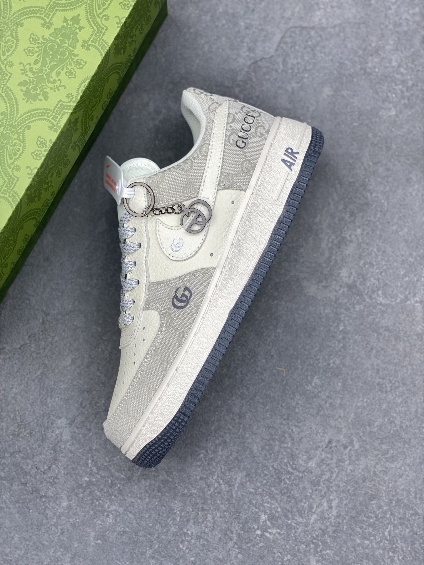Nike Air Force 1 '07 Low Gucci Collab Smoke Grey Sneakers - Limited Edition 8 i1730316876 2387 6