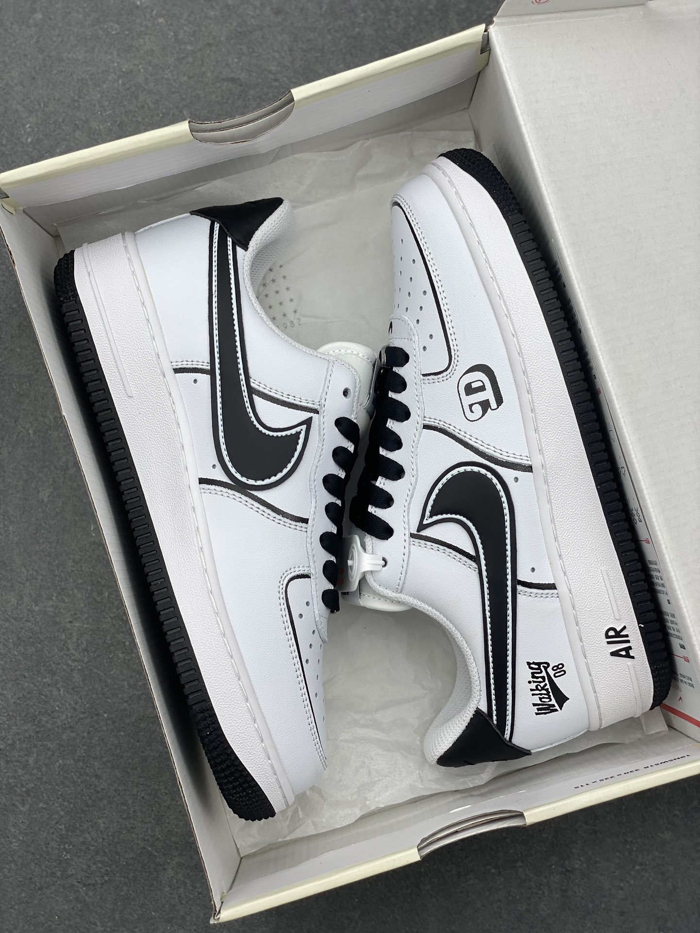 Nike Air Force 1 Low Walking 08 White Black Men's Shoes DV0788-113 10 i1730317328 284 3