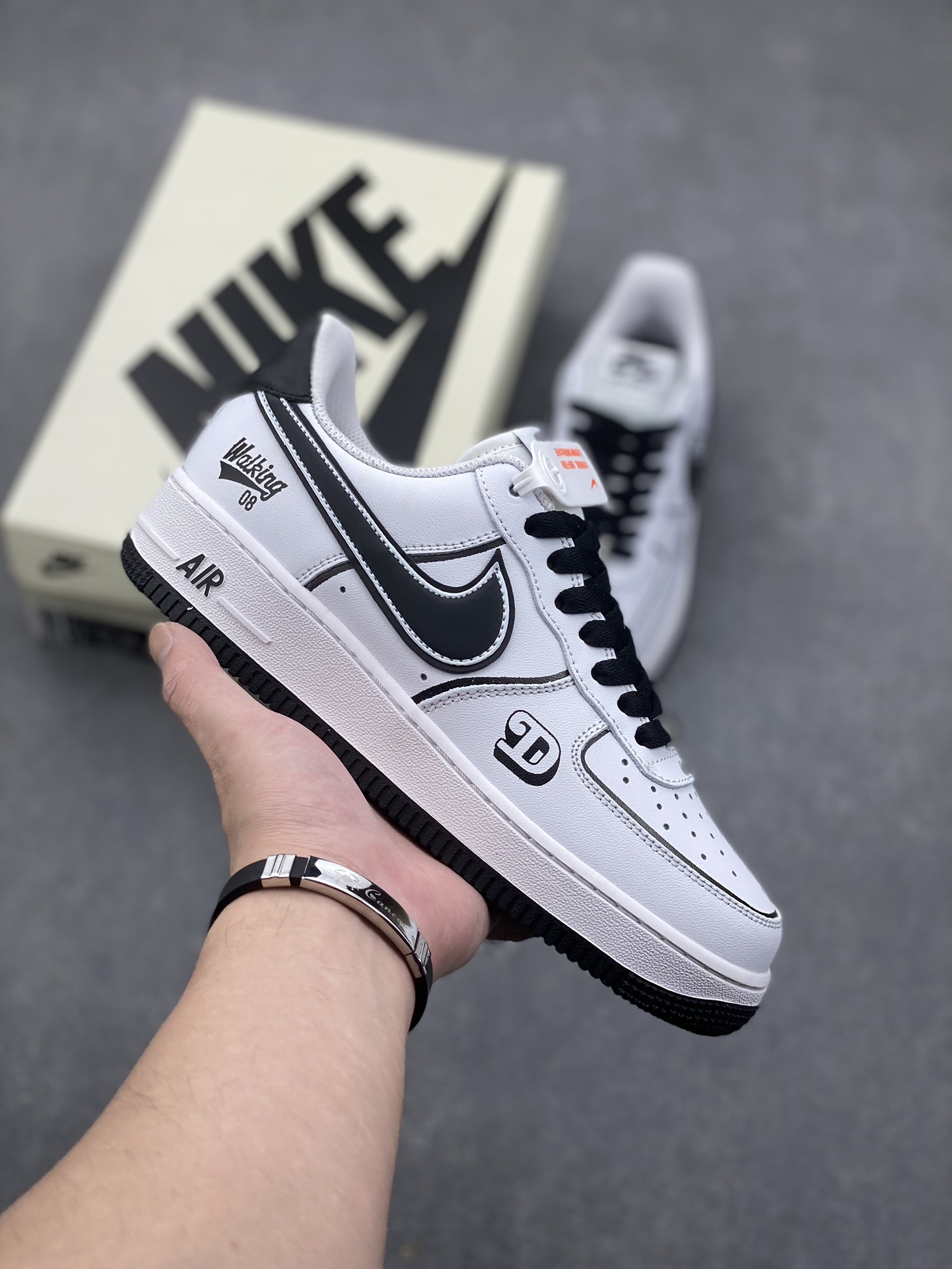 Nike Air Force 1 Low Walking 08 White Black Men's Shoes DV0788-113 2 i1730317328 8268 2