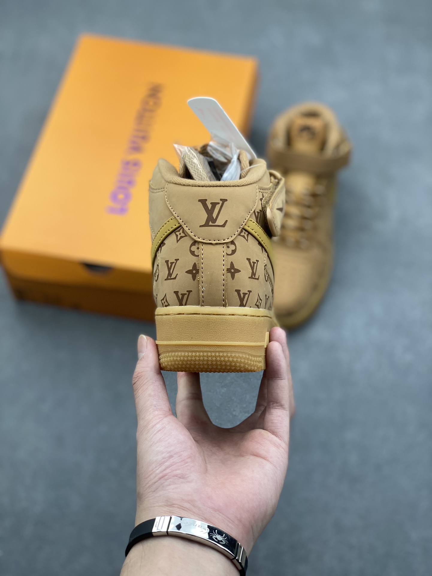 Nike Air Force 1 '07 Low Louis Vuitton Wheat Print Limited Edition 5 i1730397507 9440 0