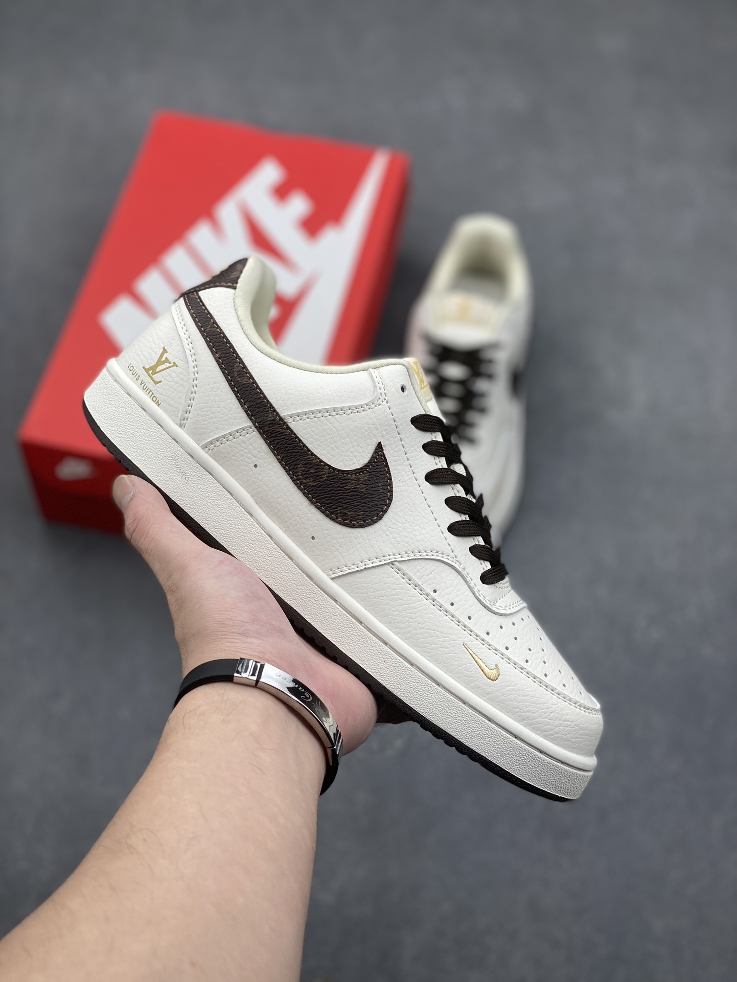Nike Court Borough Low Louis Vuitton Edition Sneakers - Unisex Style 2 i1730477404 4105 5