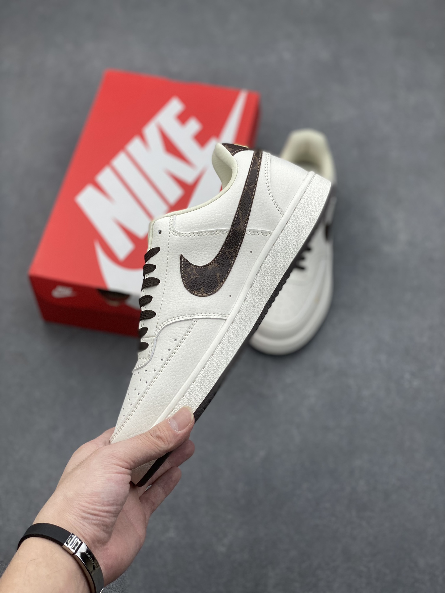 Nike Court Borough Low Louis Vuitton Edition Sneakers - Unisex Style 4 i1730477404 8105 4