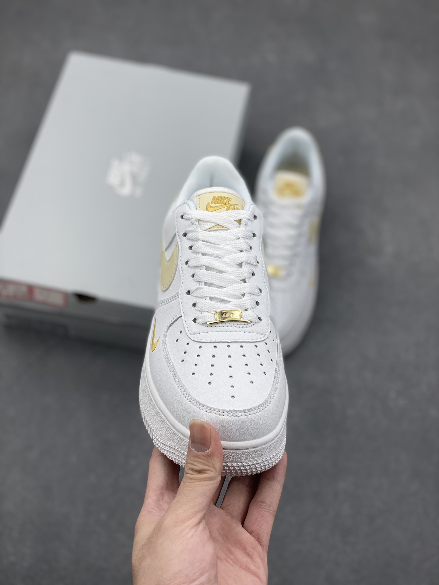 Nike Air Force 1 Low White/Gold: Original Quality, Comfortable Fit 3 i1730566505 5930 4