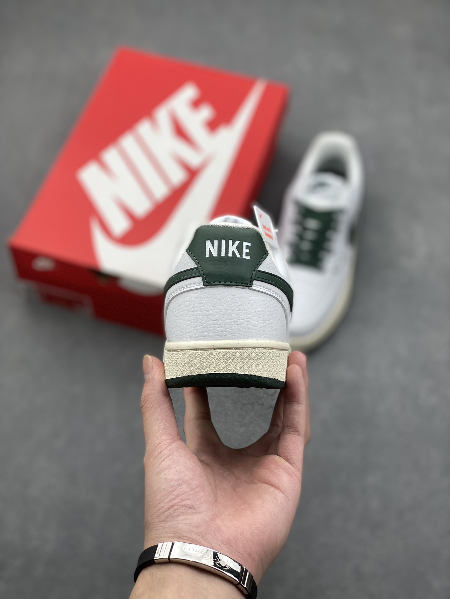 Nike Court Borough Low White Green Sneakers FV9952-101, All-Star Style 5 i1730566684 236 8
