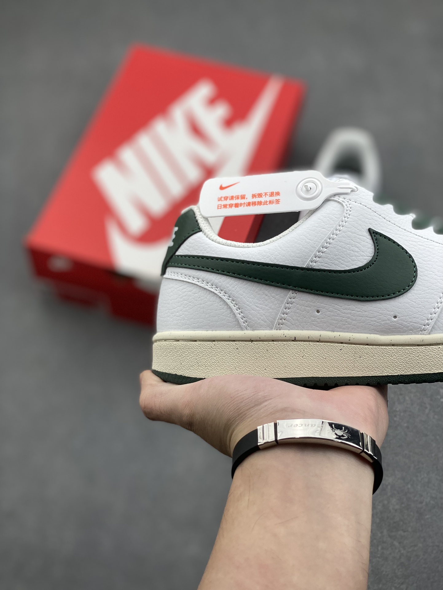 Nike Court Borough Low White Green Sneakers FV9952-101, All-Star Style 6 i1730566684 3300 7