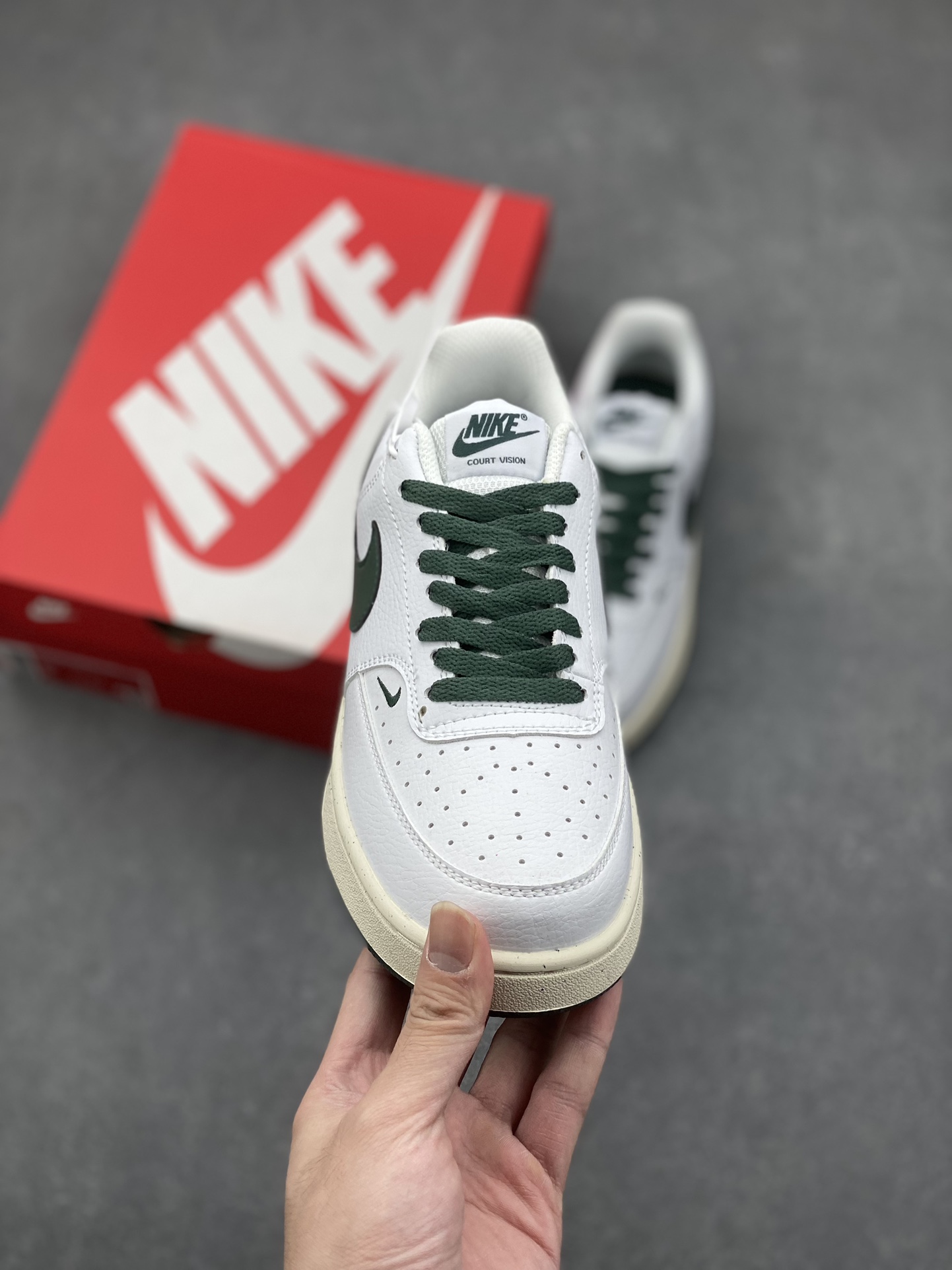 Nike Court Borough Low White Green Sneakers FV9952-101, All-Star Style 3 i1730566684 4399 6