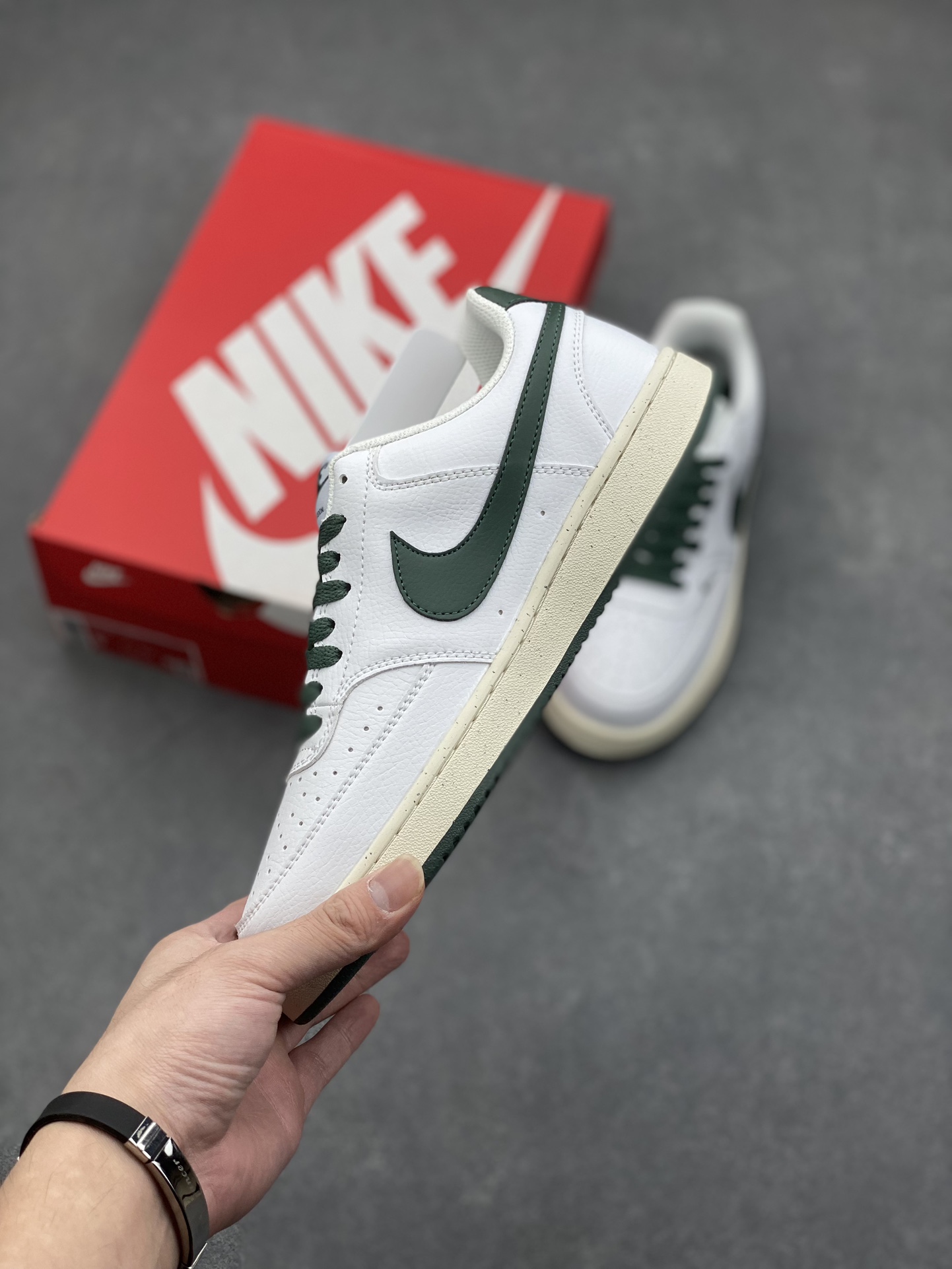 Nike Court Borough Low White Green Sneakers FV9952-101, All-Star Style 4 i1730566684 4554 5