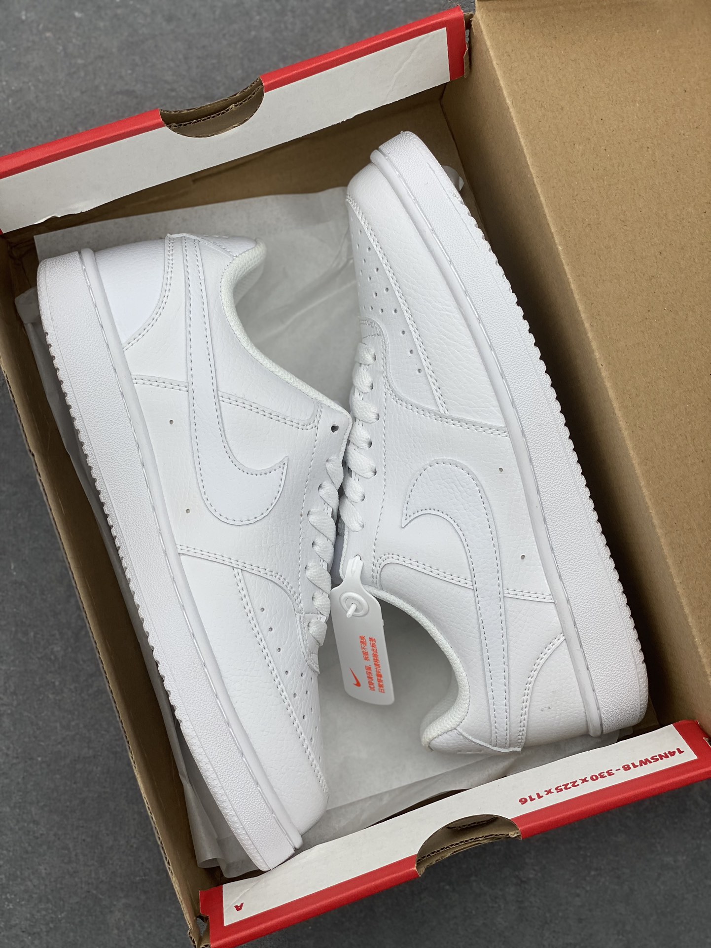 Nike Court Borough Low White Leather Sneakers - HF1741-001 - Unisex Style 10 i1730566716 4749 1