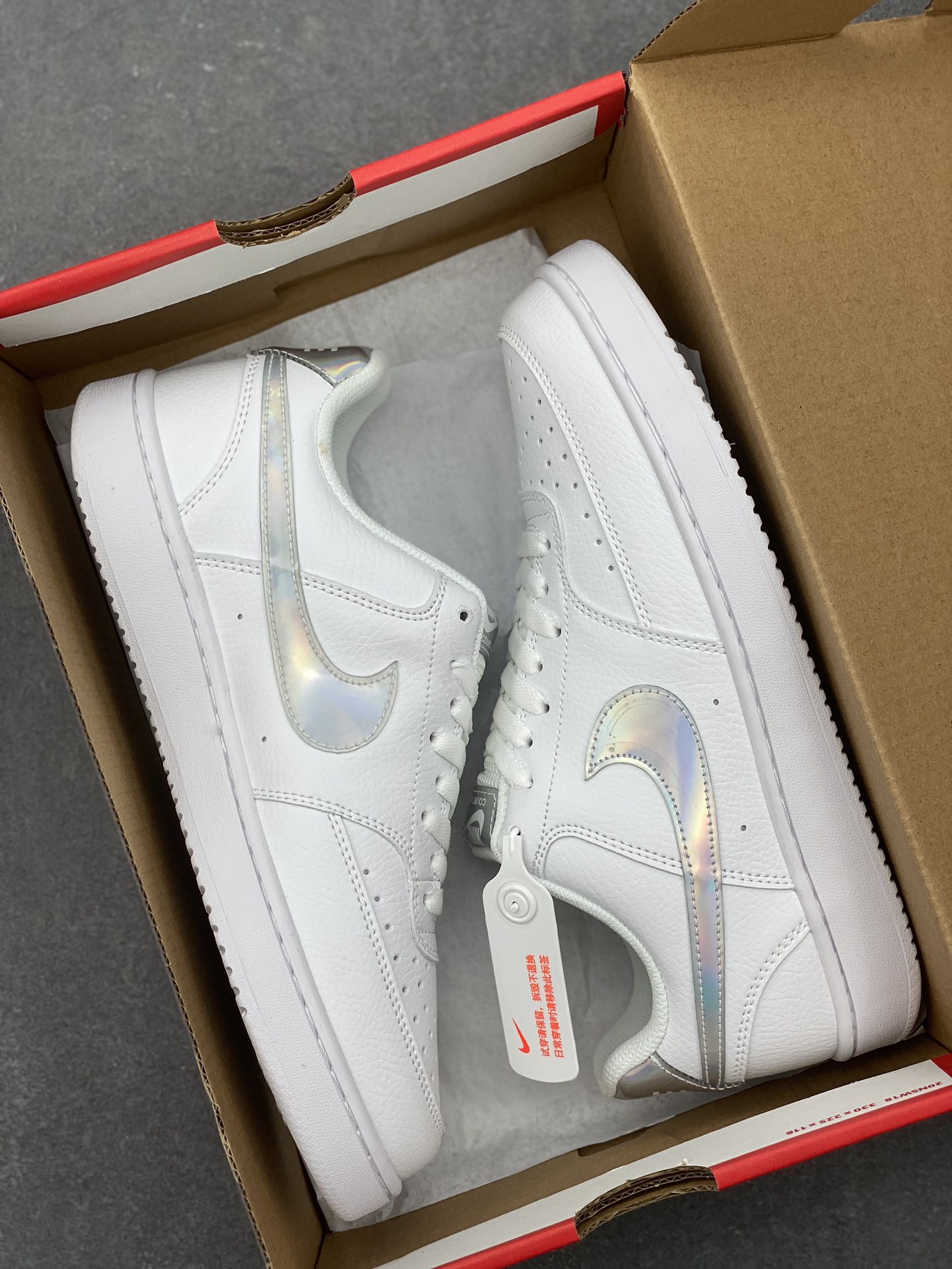 Nike Court Borough Low White Leather Sneakers Women's/Men's Size 36-45 10 i1730566748 2988 5