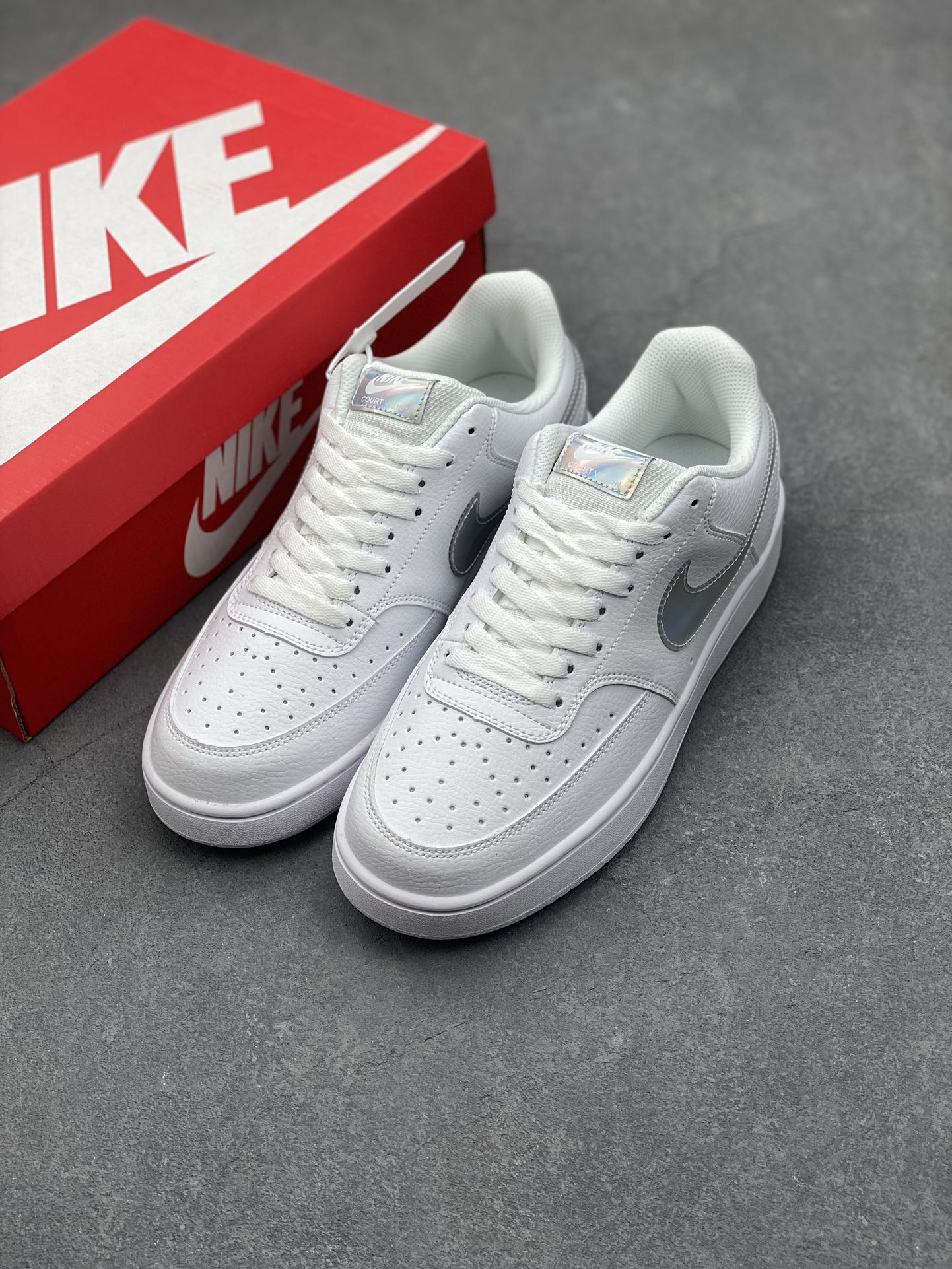 Nike Court Borough Low White Leather Sneakers Women's/Men's Size 36-45 9 i1730566748 3956 7