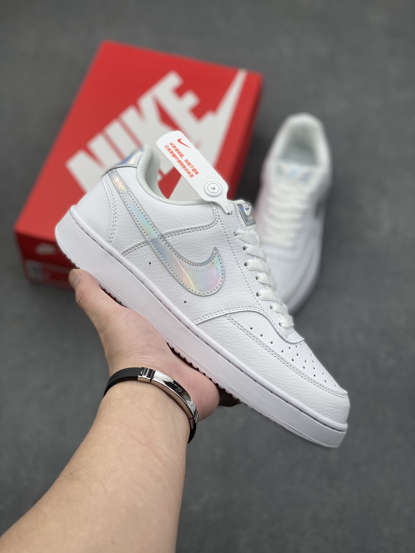 Nike Court Borough Low White Leather Sneakers Women's/Men's Size 36-45 2 i1730566748 5805 8