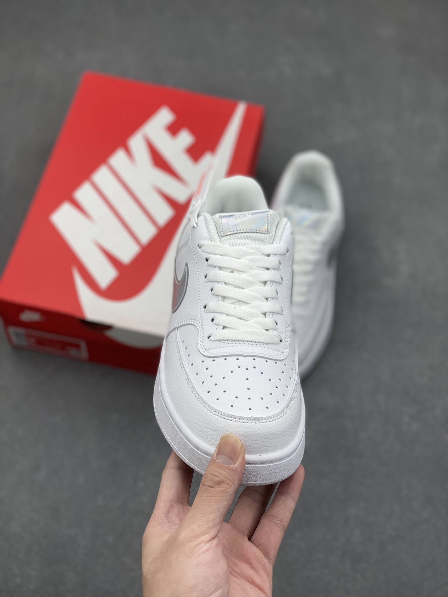 Nike Court Borough Low White Leather Sneakers Women's/Men's Size 36-45 3 i1730566748 7116 4