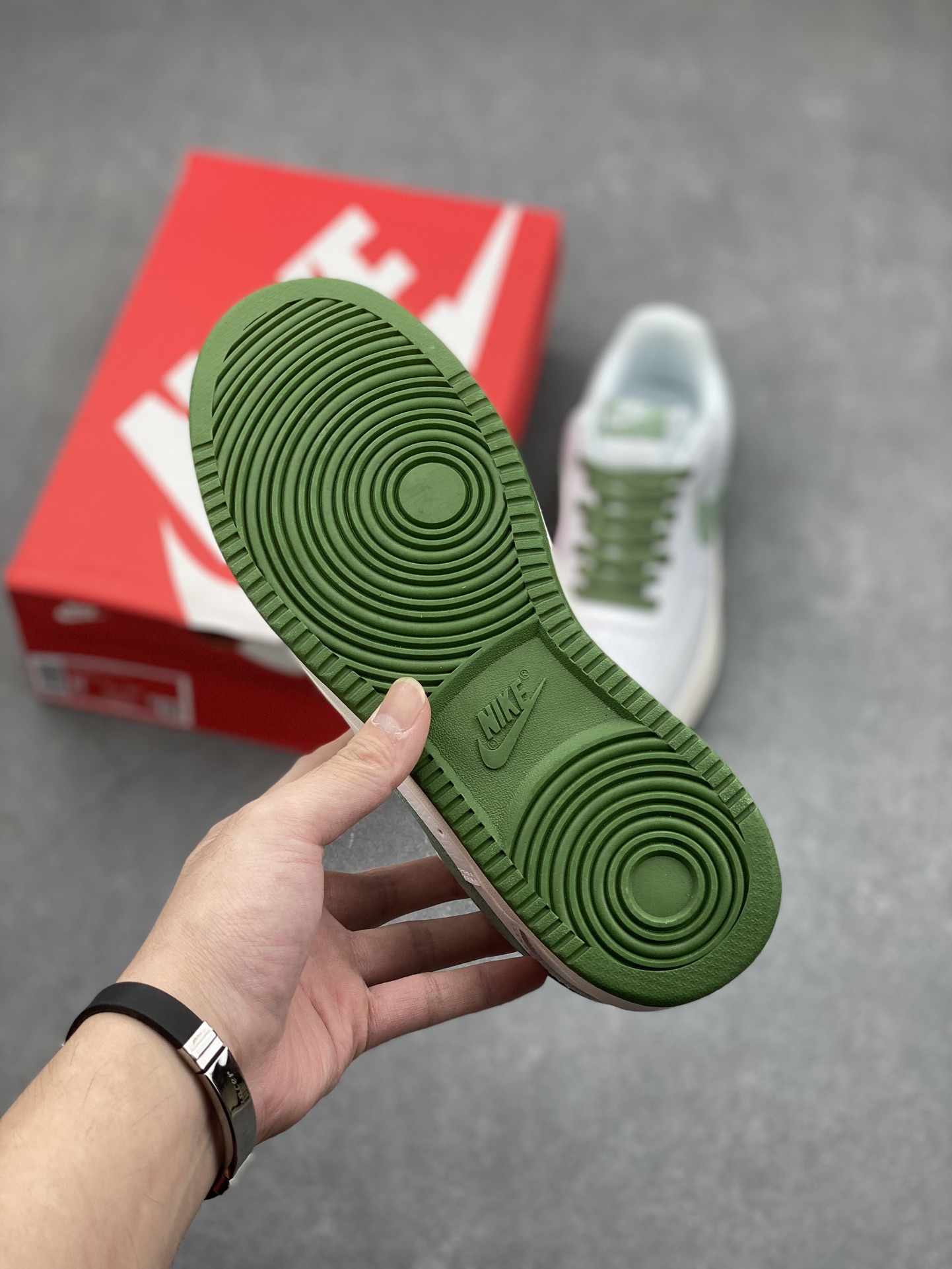 Nike Court Borough Low White/Green Casual Sneakers - FJ5480-100, All Sizes 7 i1730566779 3269 3