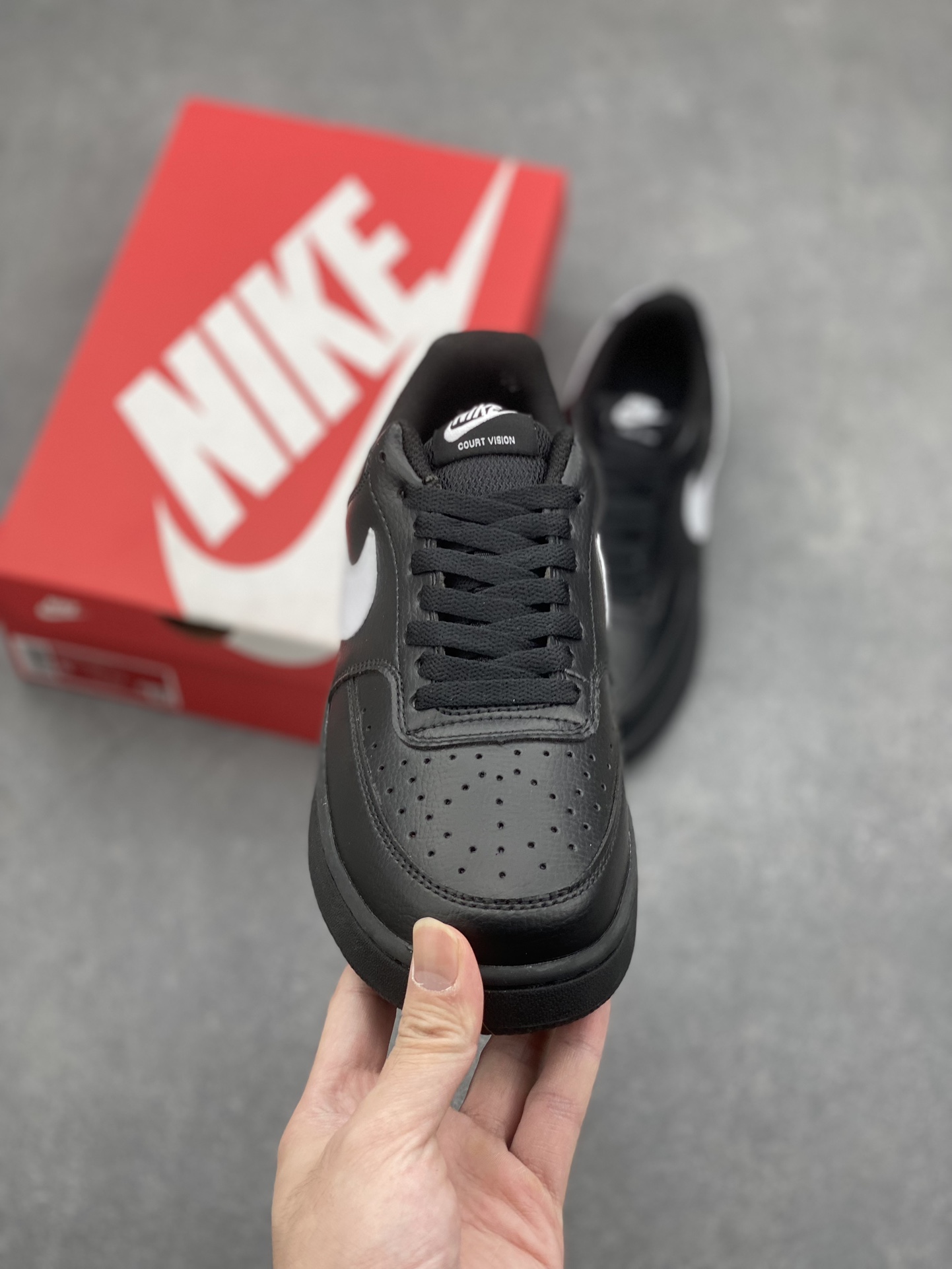 Nike Court Borough Low Black/White Leather Sneakers FZ0630-010 3 i1730567088 8815 0