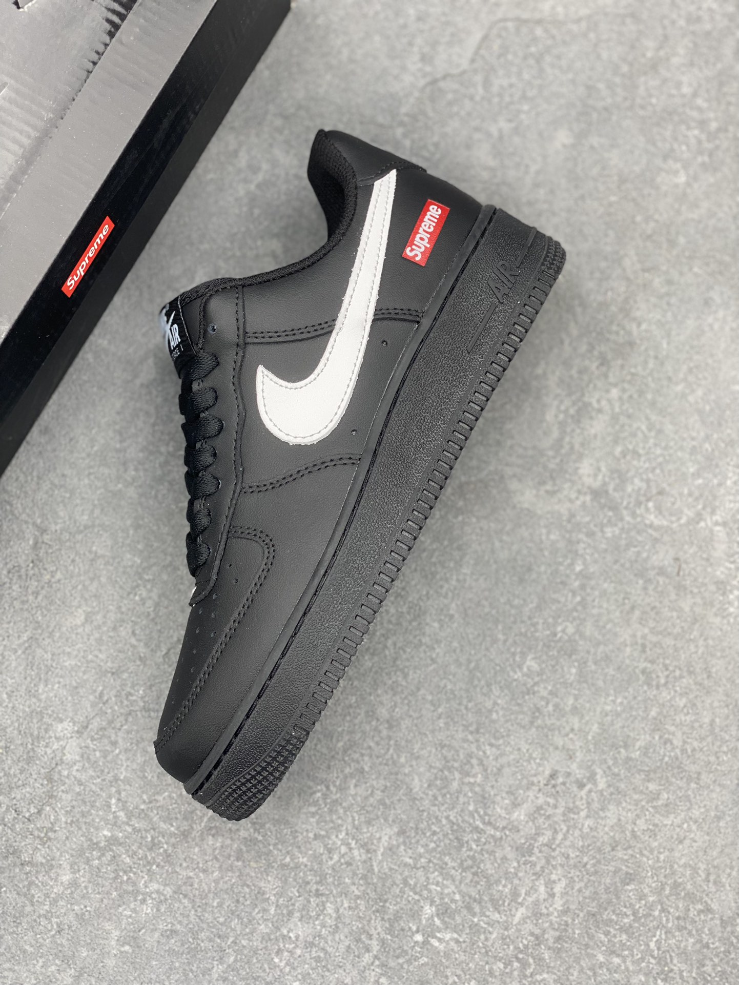Nike Air Force 1 Low Black White Supreme, Men's Sneakers, Various Sizes 8 i1730739211 7735 5
