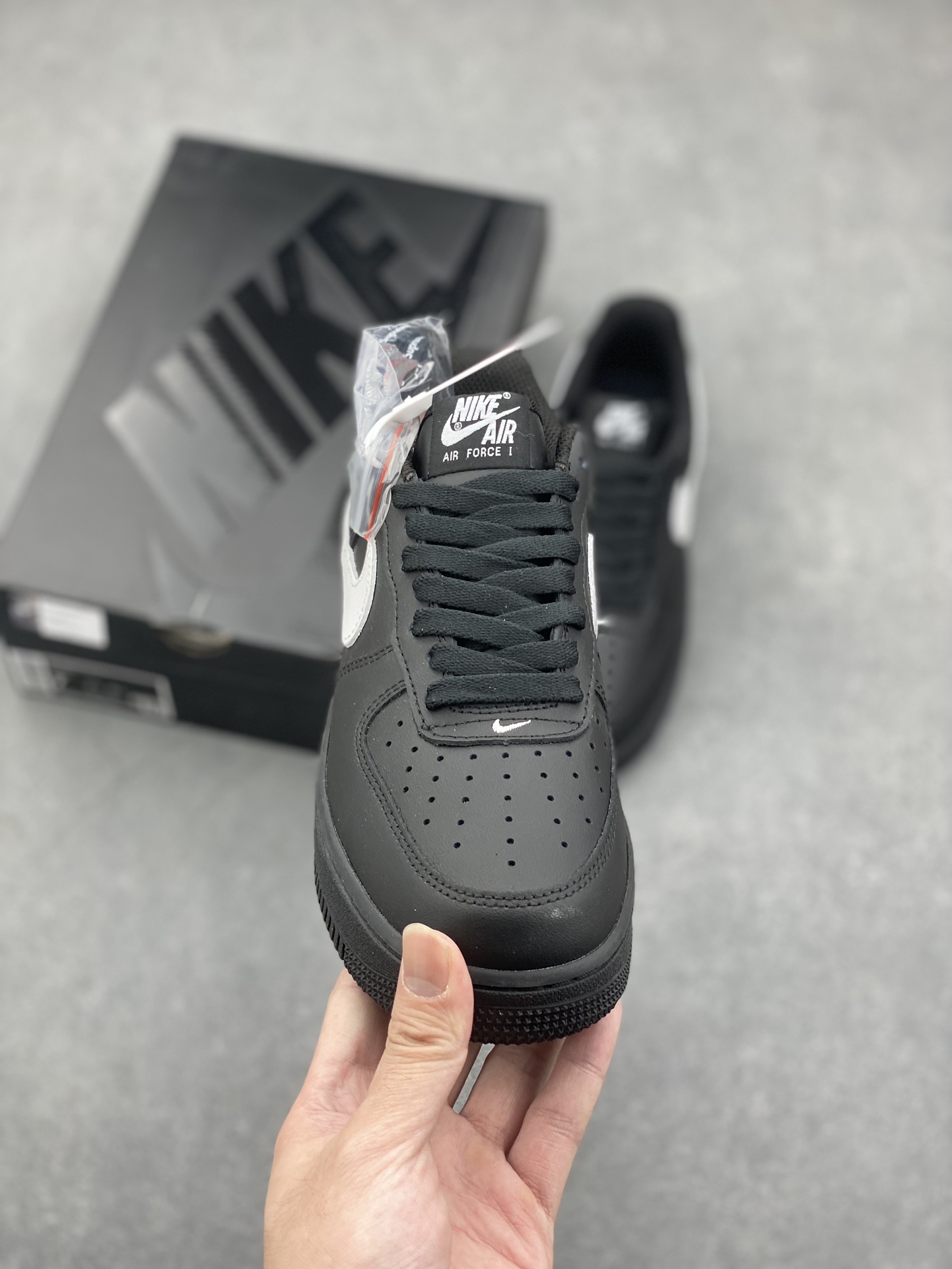 Nike Air Force 1 Low Black White Supreme, Men's Sneakers, Various Sizes 3 i1730739211 9636 1