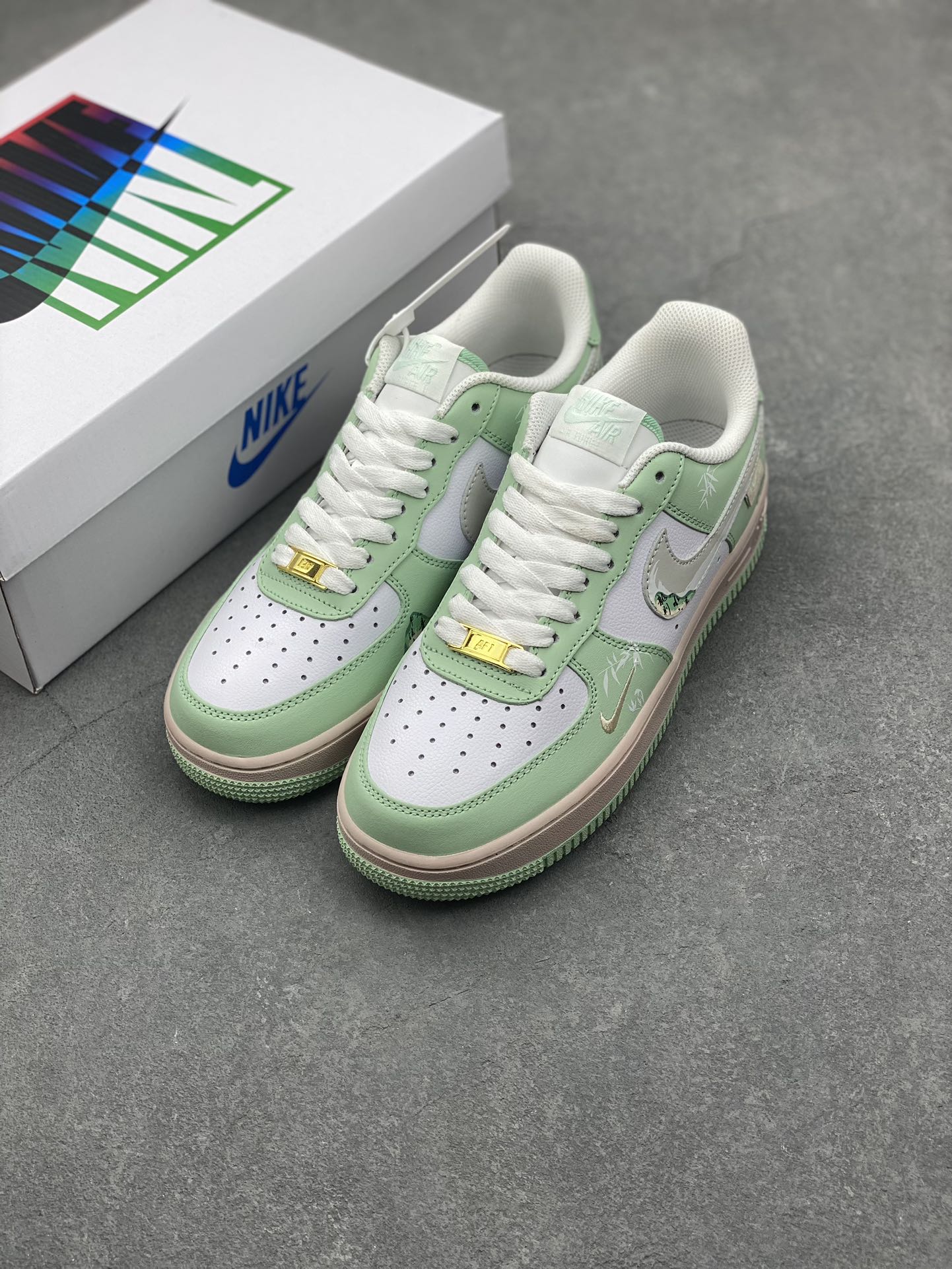 Nike Air Force 1 Low DB3301-099 - Green/White, Premium Comfort, All Sizes 9 i1730739398 4105 8