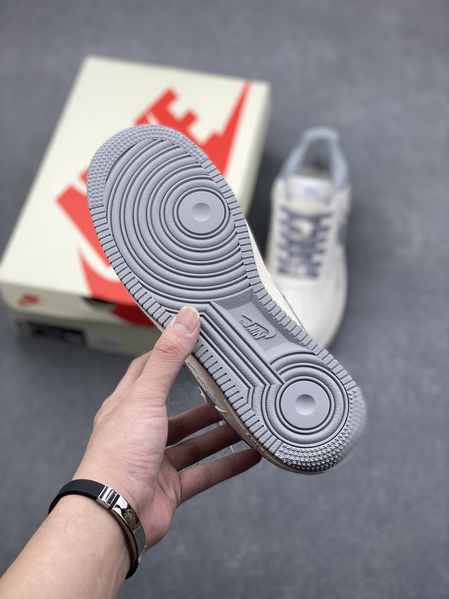 Nike Air Force 1 '07 Low Stussy Collab Sneakers - Off-White/Grey, All Sizes 7 i1730739452 5835 4