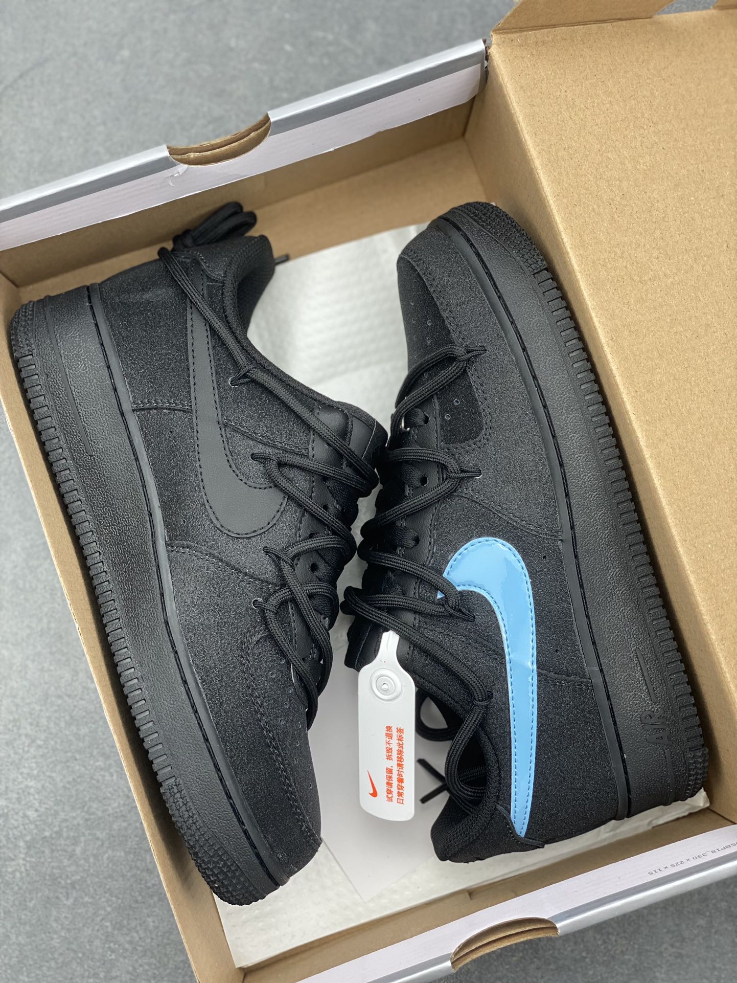Nike Air Force 1 Low '07 Black Blue Starry Sky Custom Sneakers 10 i1730823876 2610 5