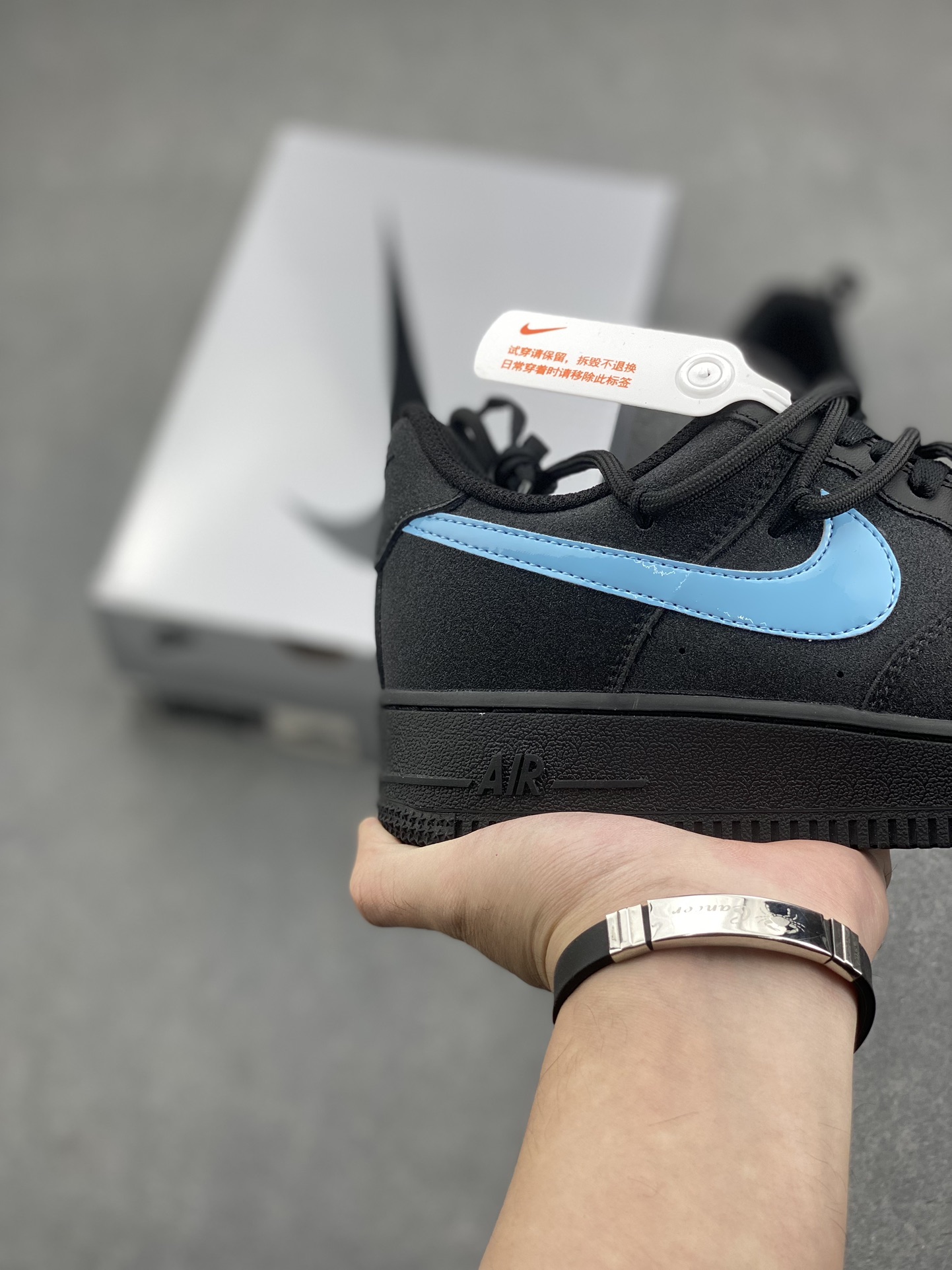 Nike Air Force 1 Low '07 Black Blue Starry Sky Custom Sneakers 6 i1730823876 2651 3