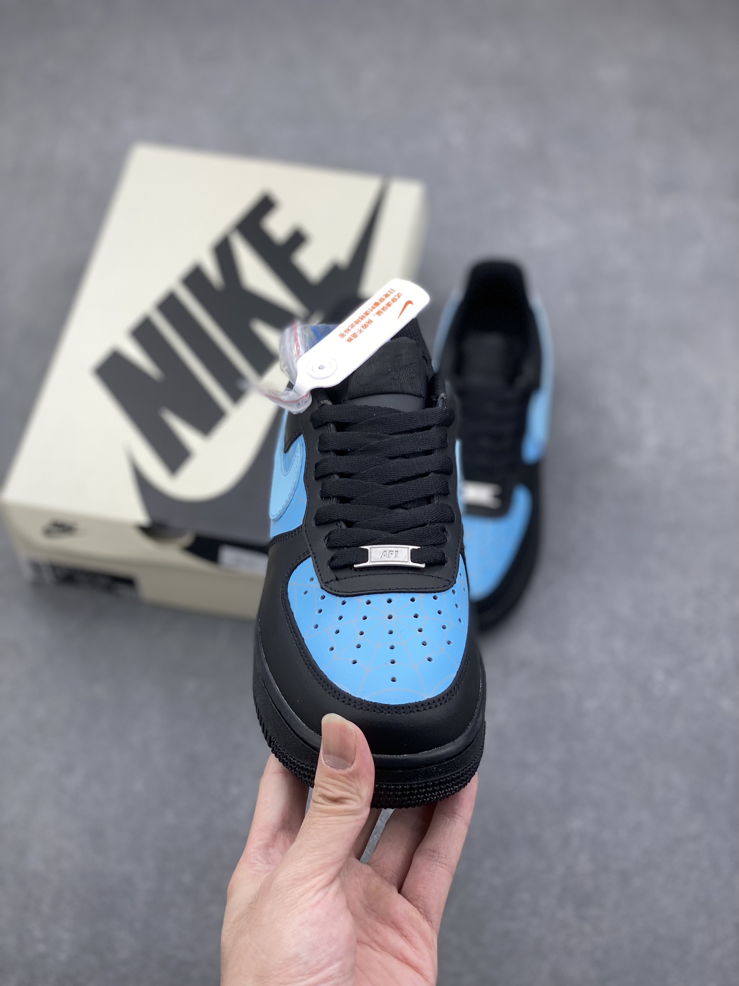 Nike Air Force 1 '07 Low Spiderman Blue Black Casual Sneakers 3 i1731183231 5002 1