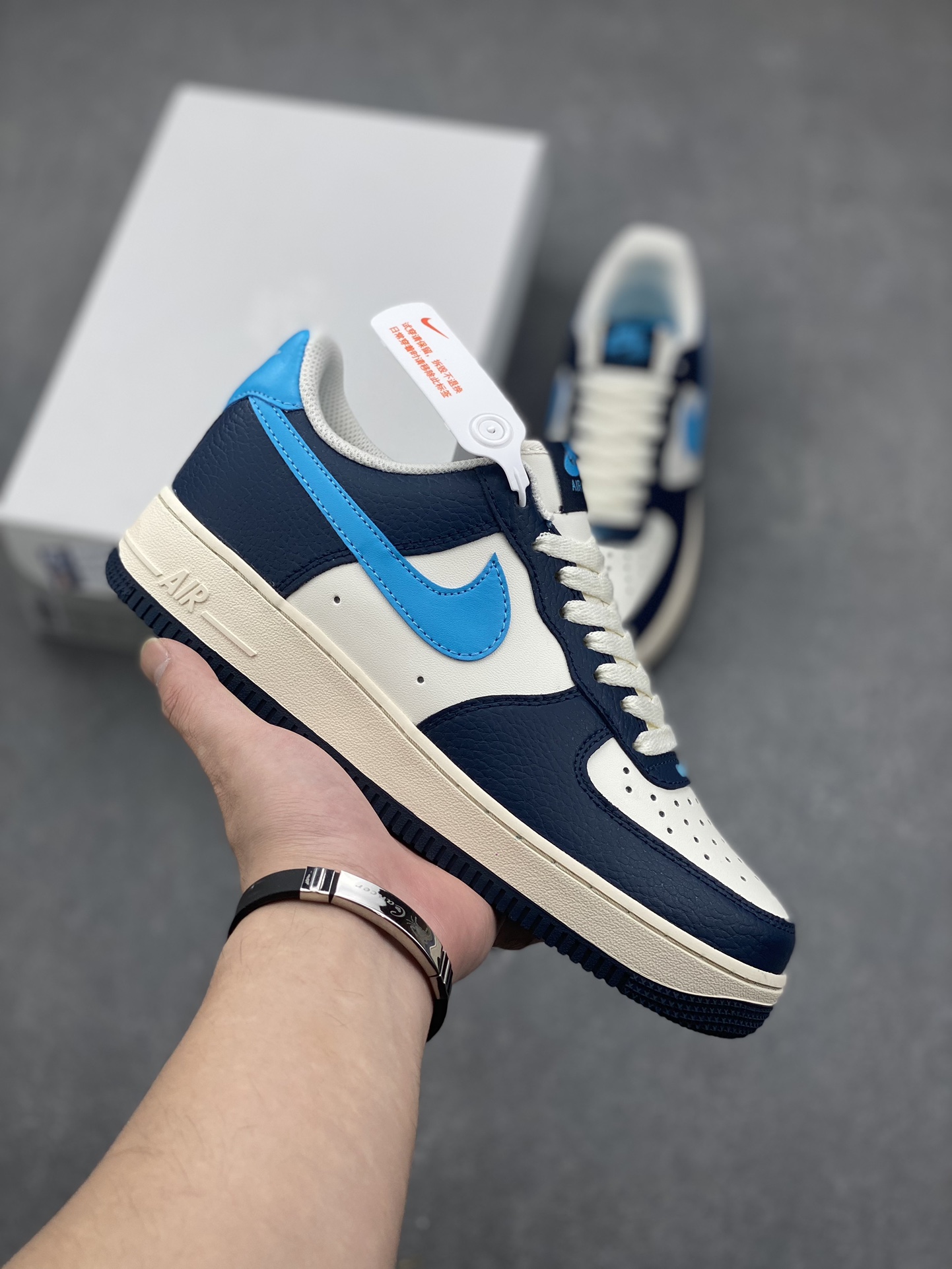 Nike Air Force 1 '07 Low-Top Sneakers - Navy/Blue - HJ9291-478 - All Sizes 2 i1731297659 1683 6