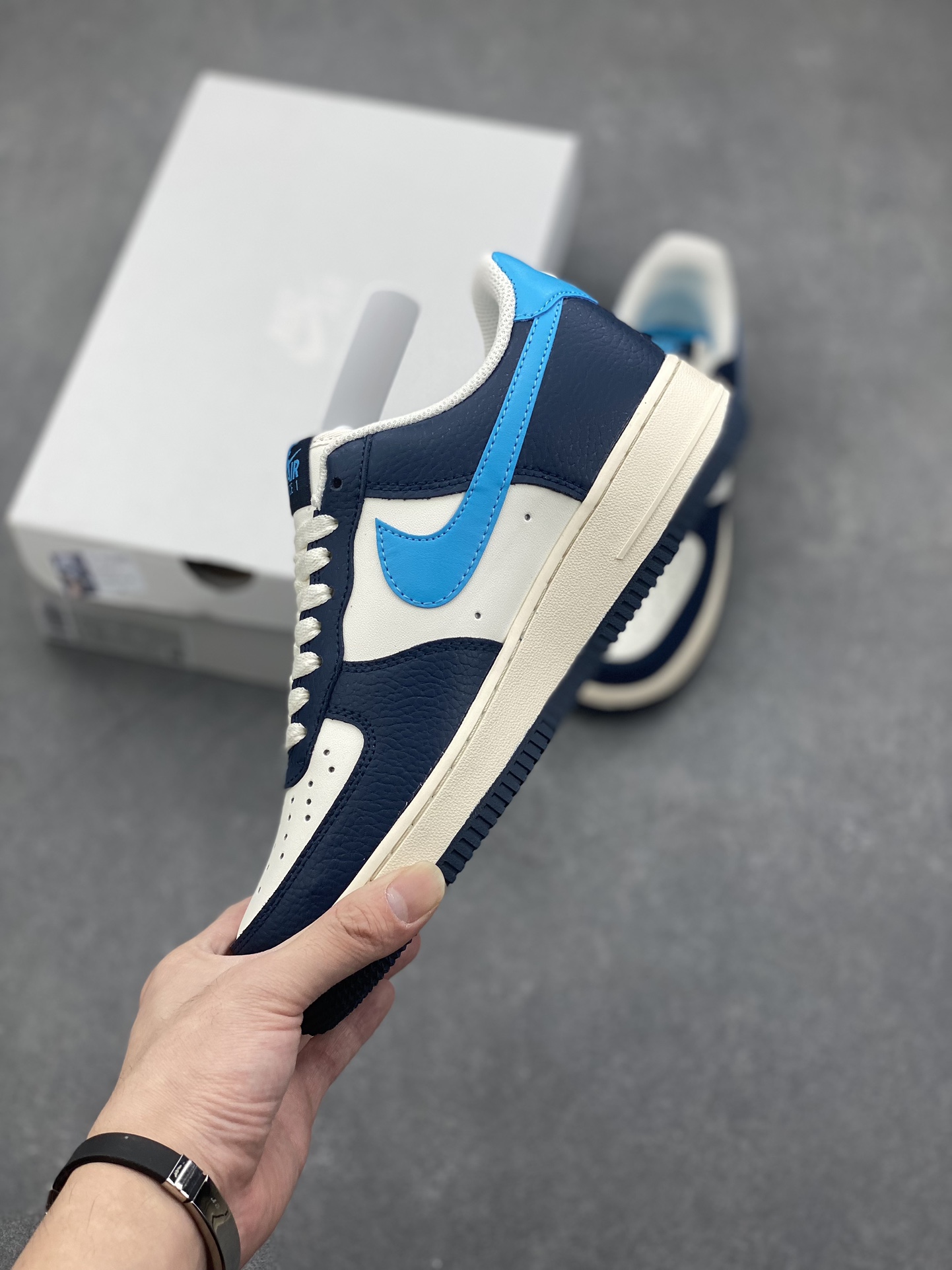 Nike Air Force 1 '07 Low-Top Sneakers - Navy/Blue - HJ9291-478 - All Sizes 4 i1731297659 7792 2