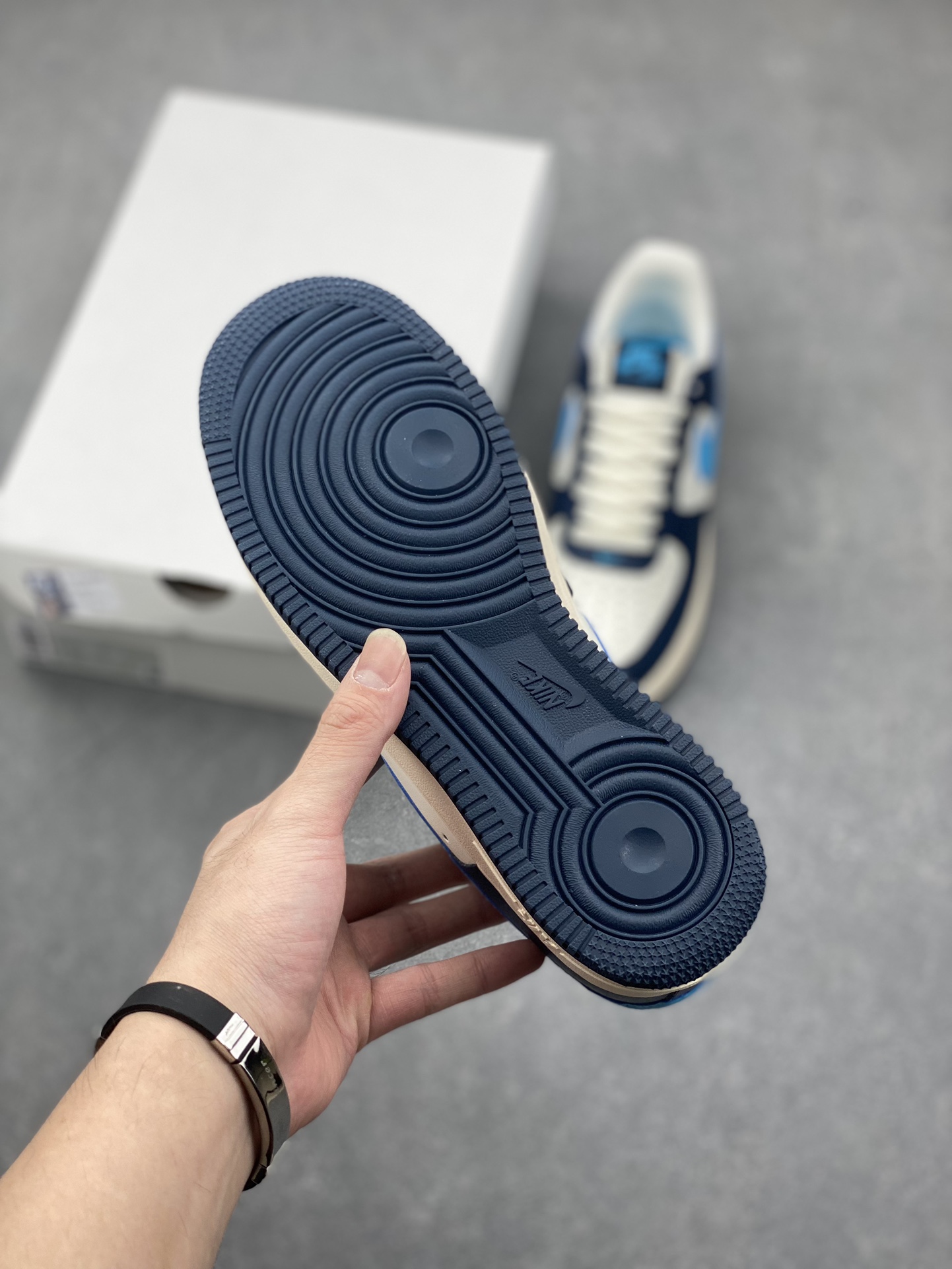 Nike Air Force 1 '07 Low-Top Sneakers - Navy/Blue - HJ9291-478 - All Sizes 7 i1731297659 8321 0